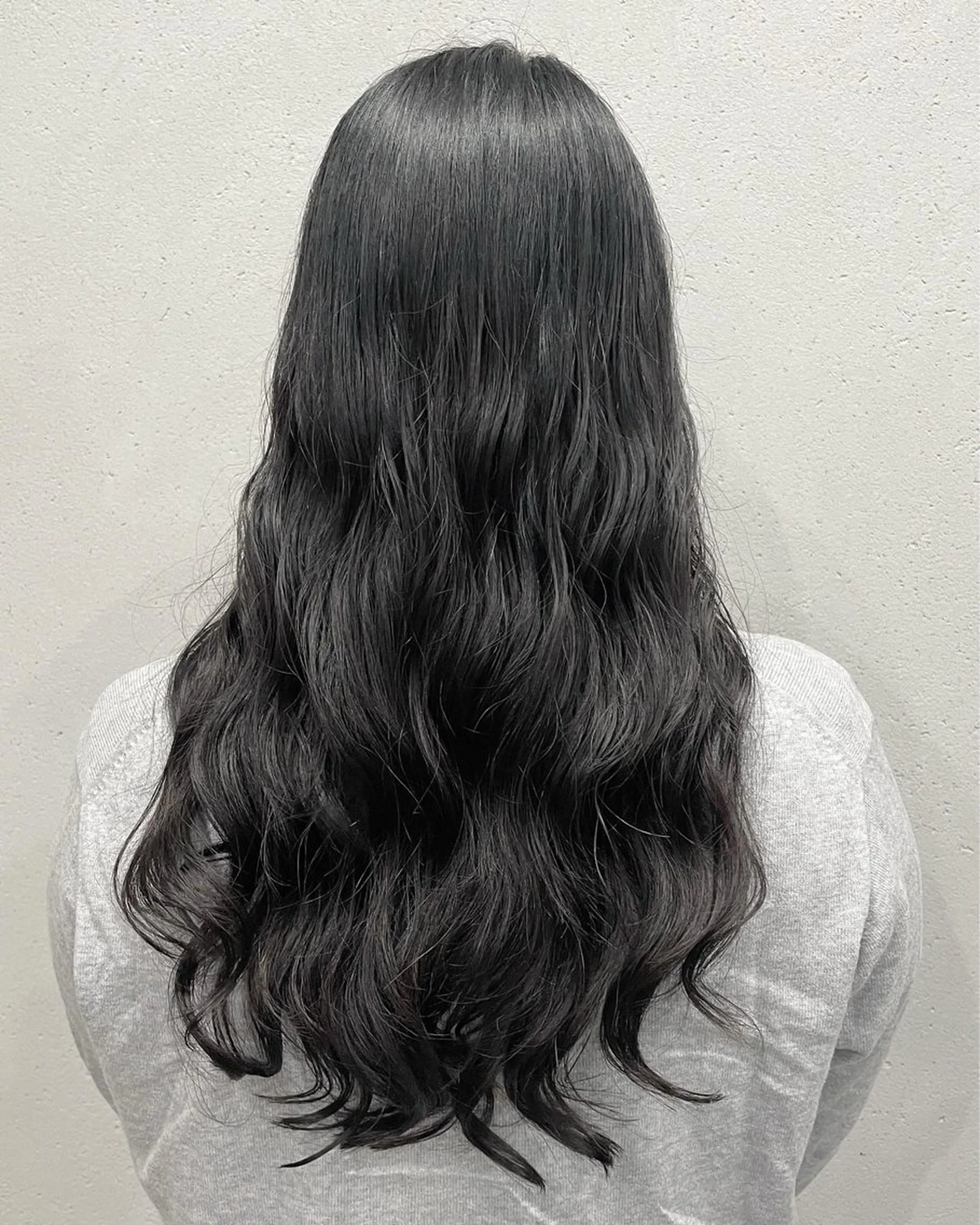 ロング カラー カット パーマ 表参道/髪質改善・ 透明感 colorのヘアスタイル