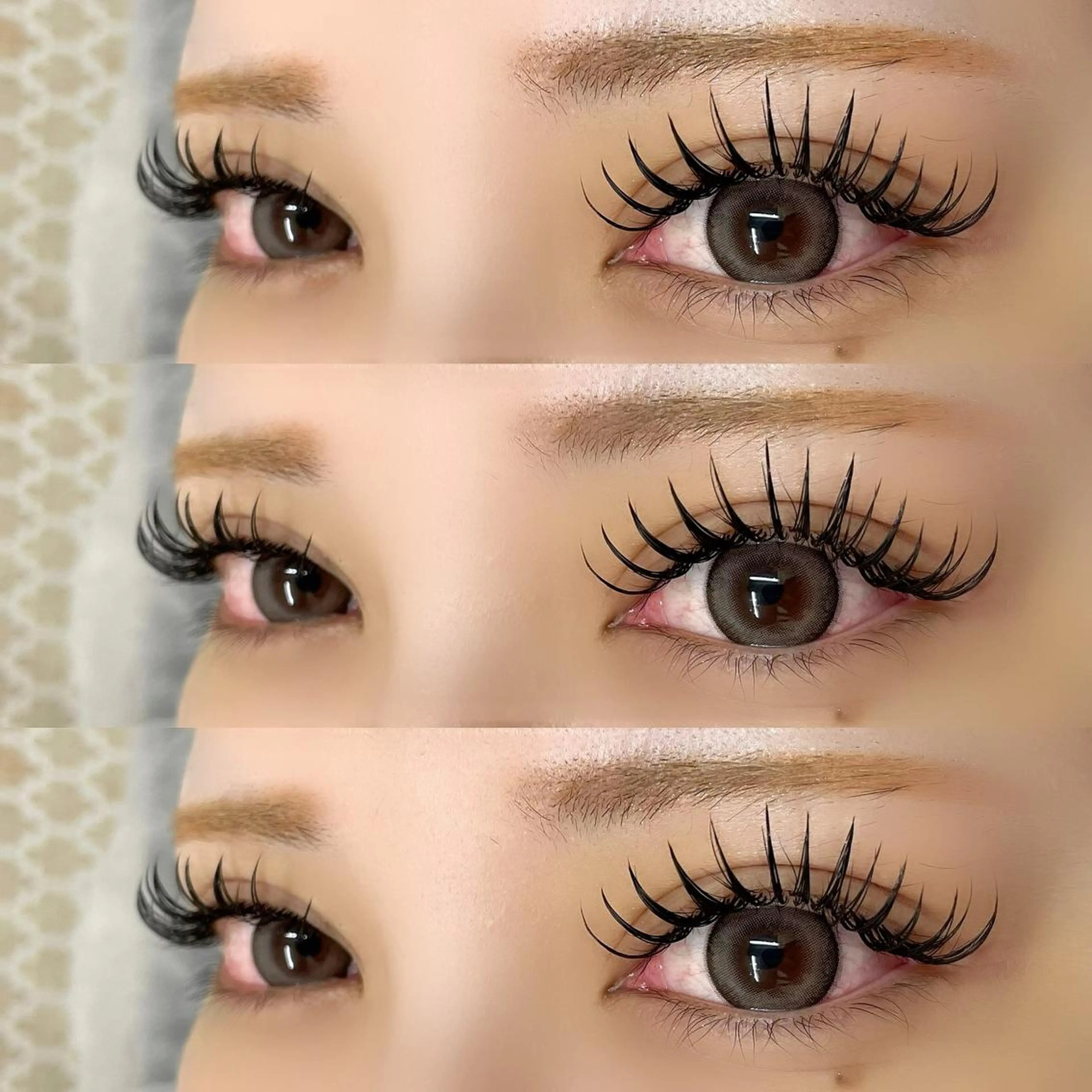 マツエク・マツパ バインドロック 束感まつ毛 Dカール BAMBI所属・BAMBI 🩷KAWAIのマツエク・マツパデザイン