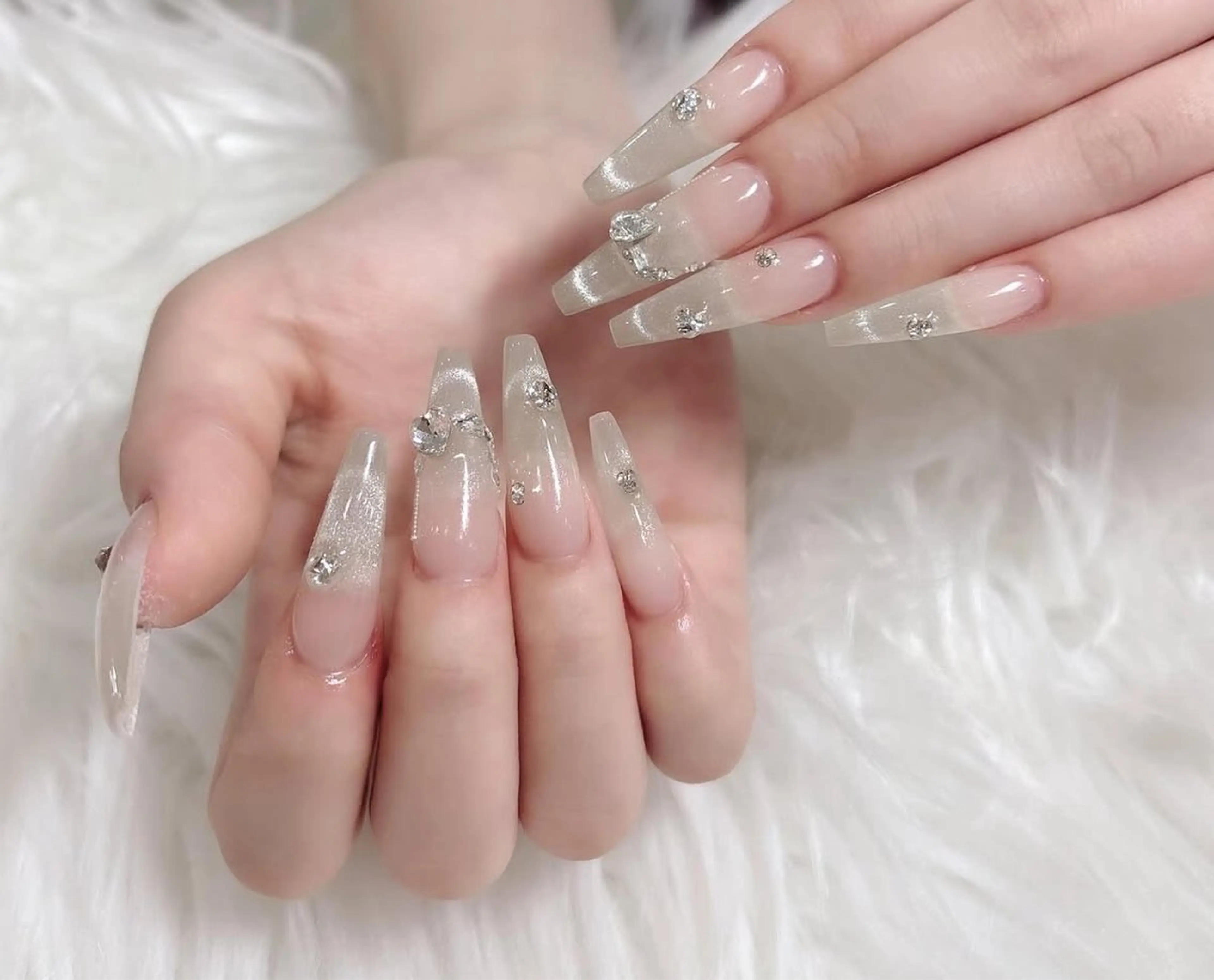 ネイル フレンチネイル ジェルネイル ハロウィン キラキラネイル 韓国ネイル H.baby Nail Salonのネイルデザイン