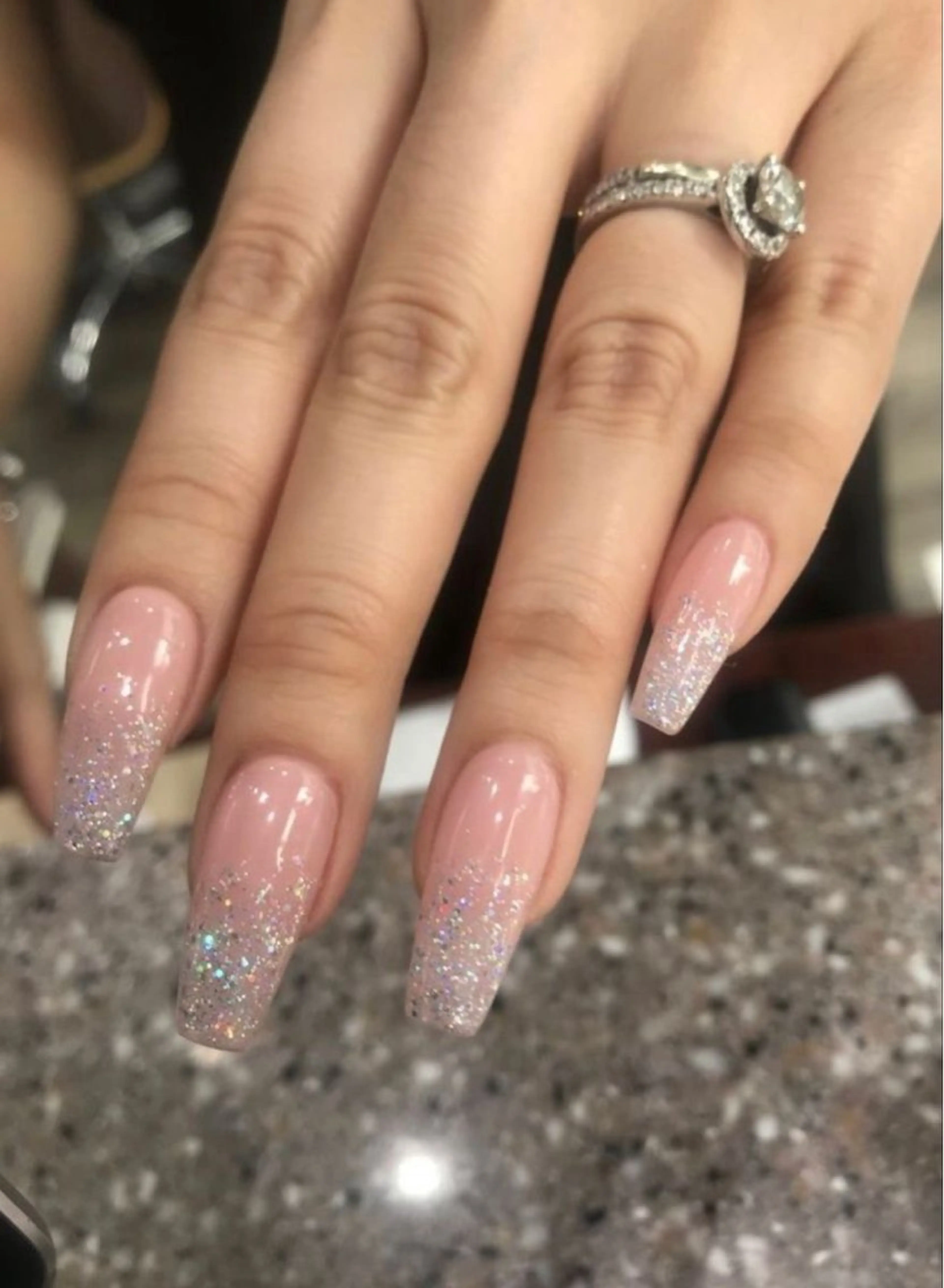 🎀新人ネイリスト 長さだし(10本)グラデーションネイルパーツ追加OK⭕️(別料金)の写真