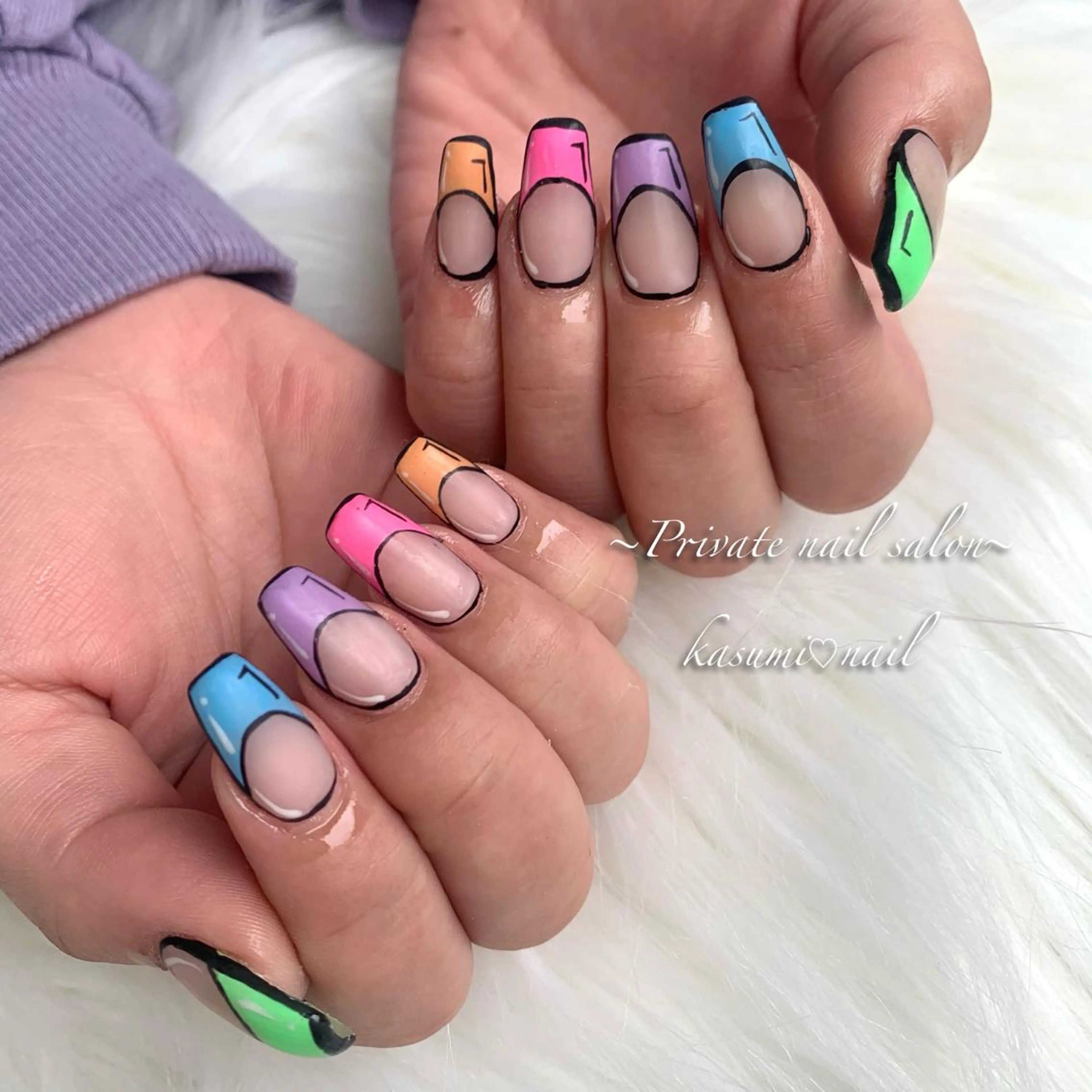 ネイル アートネイル ラメ(グリッター) マグネットネイル ミラーネイル 持ち込み KASUMI♡ Nailのネイルデザイン