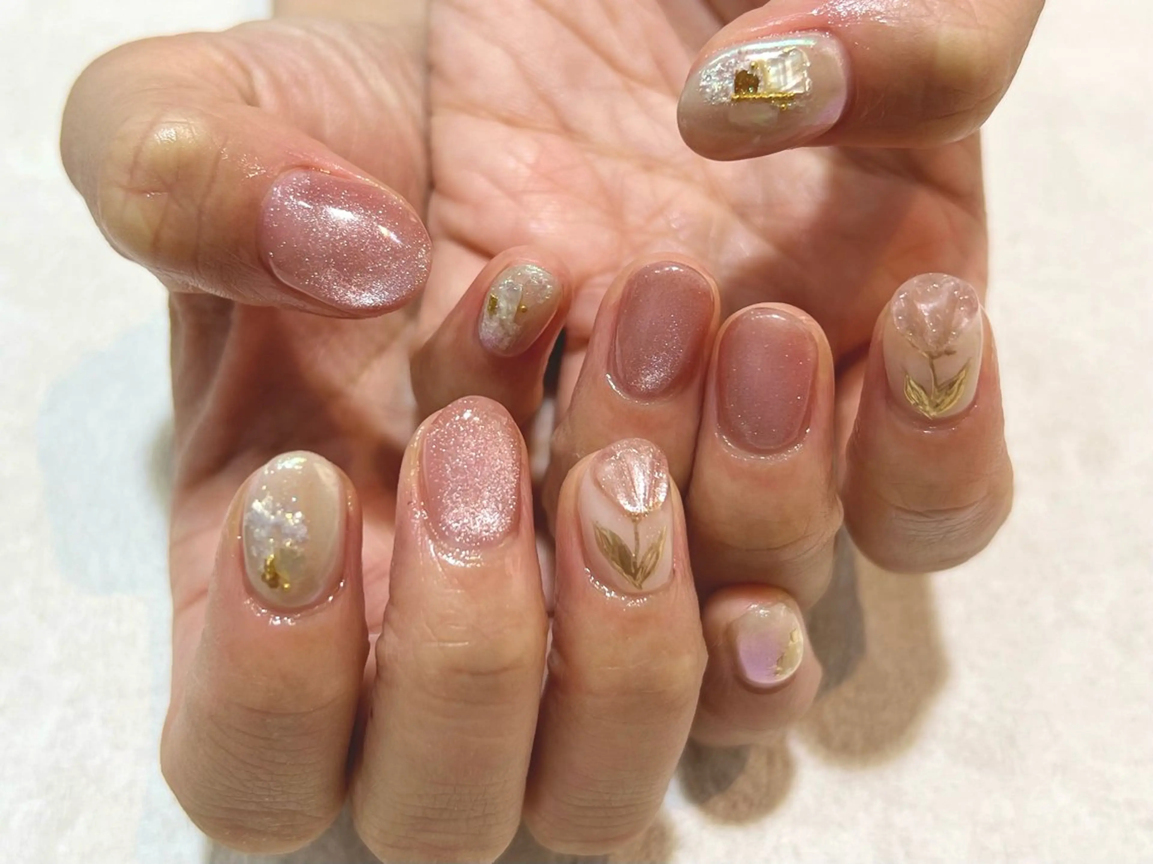 ネイル ぷっくりネイル KAMIO CION Nail  朝倉のネイルデザイン