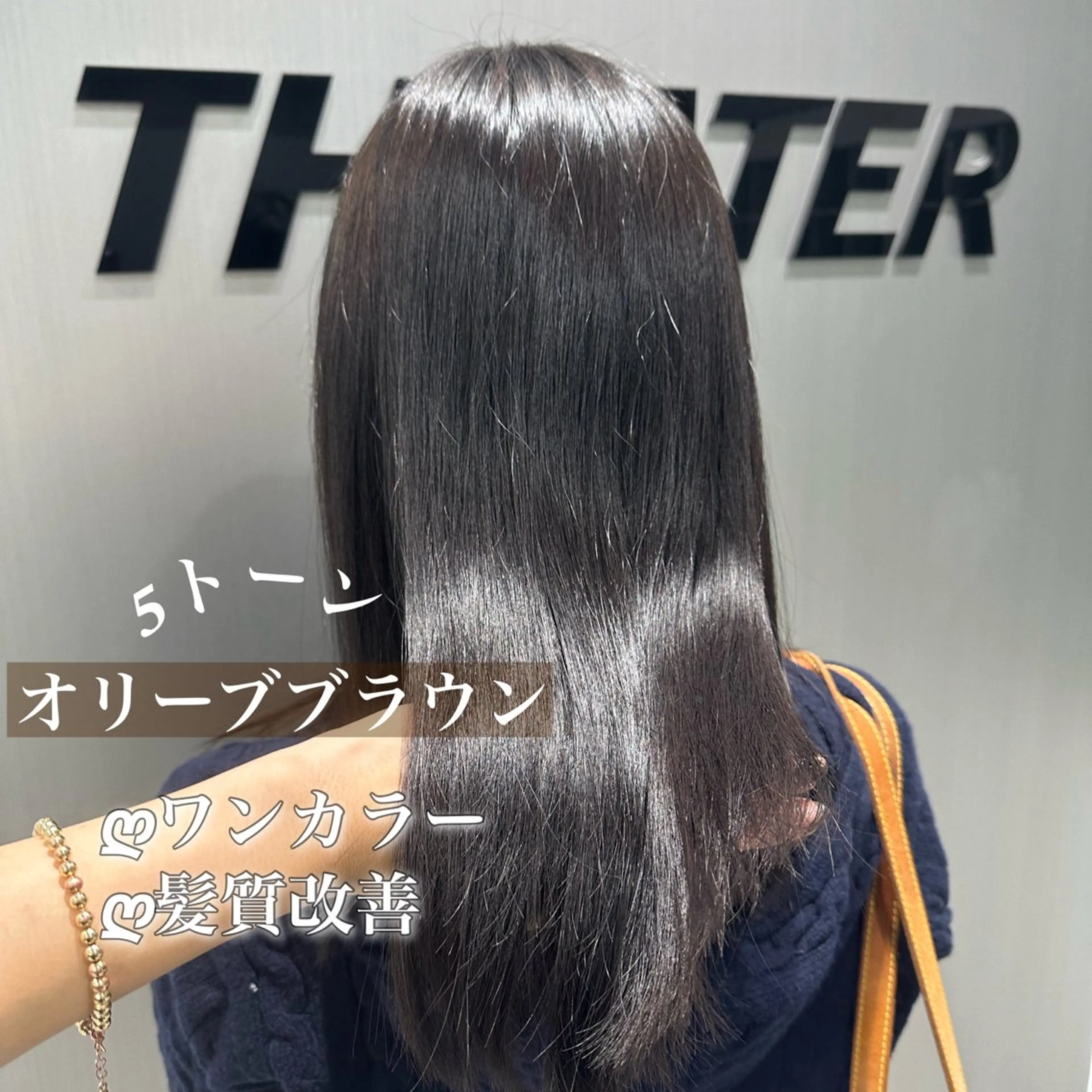 ロング カラー ロング NAMI🤎ブラウン &ミルクティー🤍のヘアスタイル