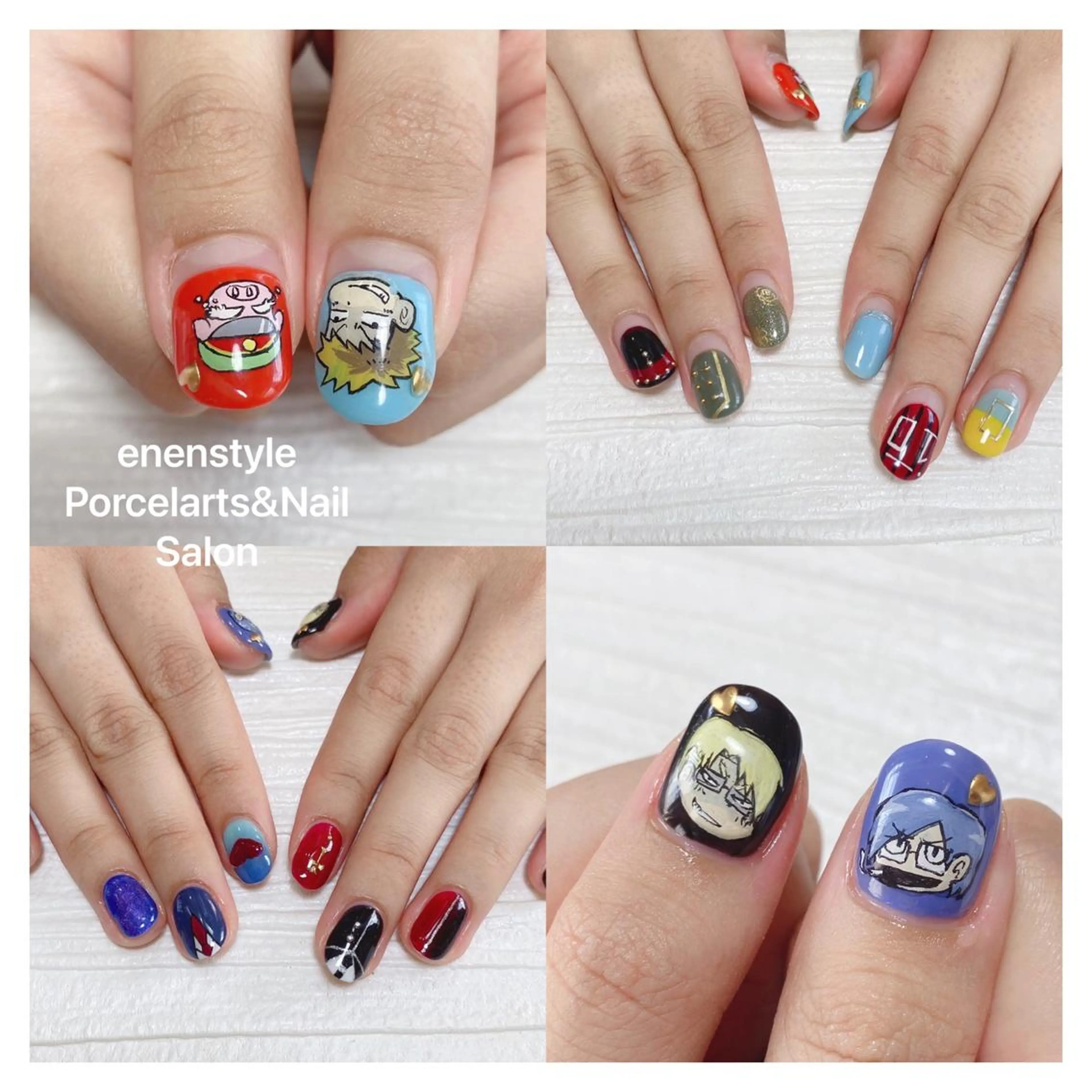 ミディアム ネイル 👑enen style👑のネイルデザイン