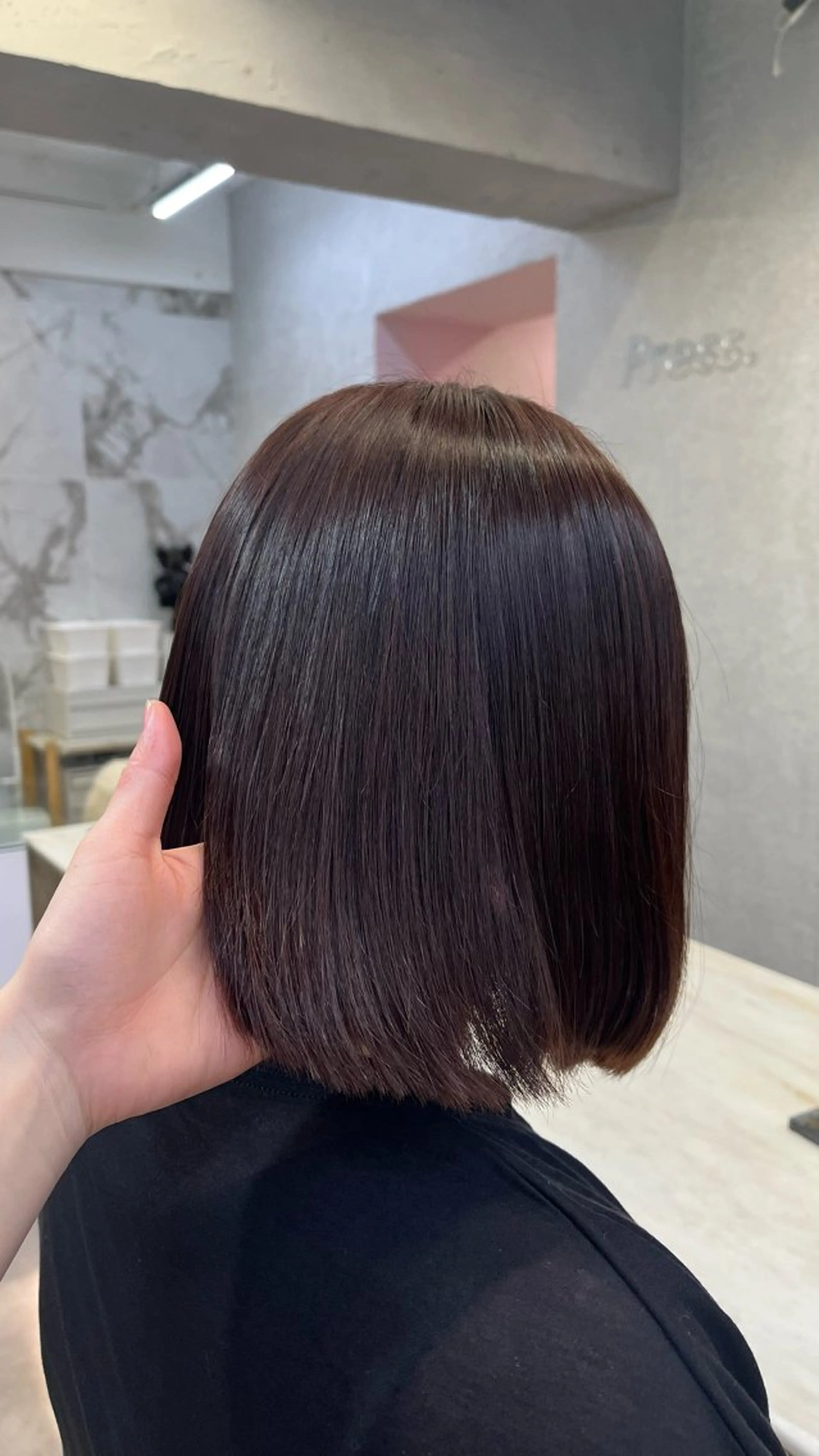 ミディアム ボブ 透明感カラー🕊🤍 アサノ  マユのヘアスタイル