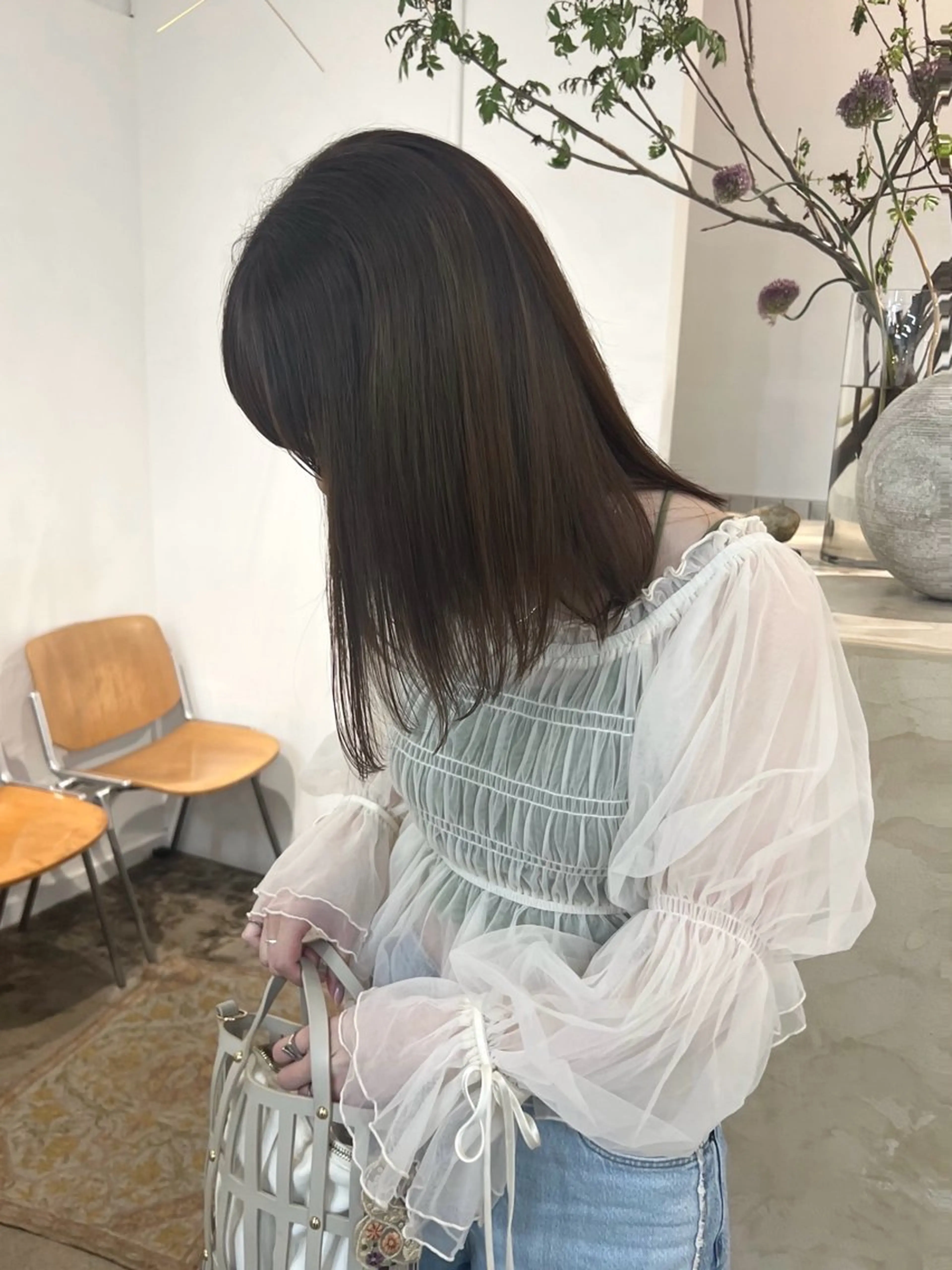 セミロング カラー Terve. 赤松 メイのヘアスタイル