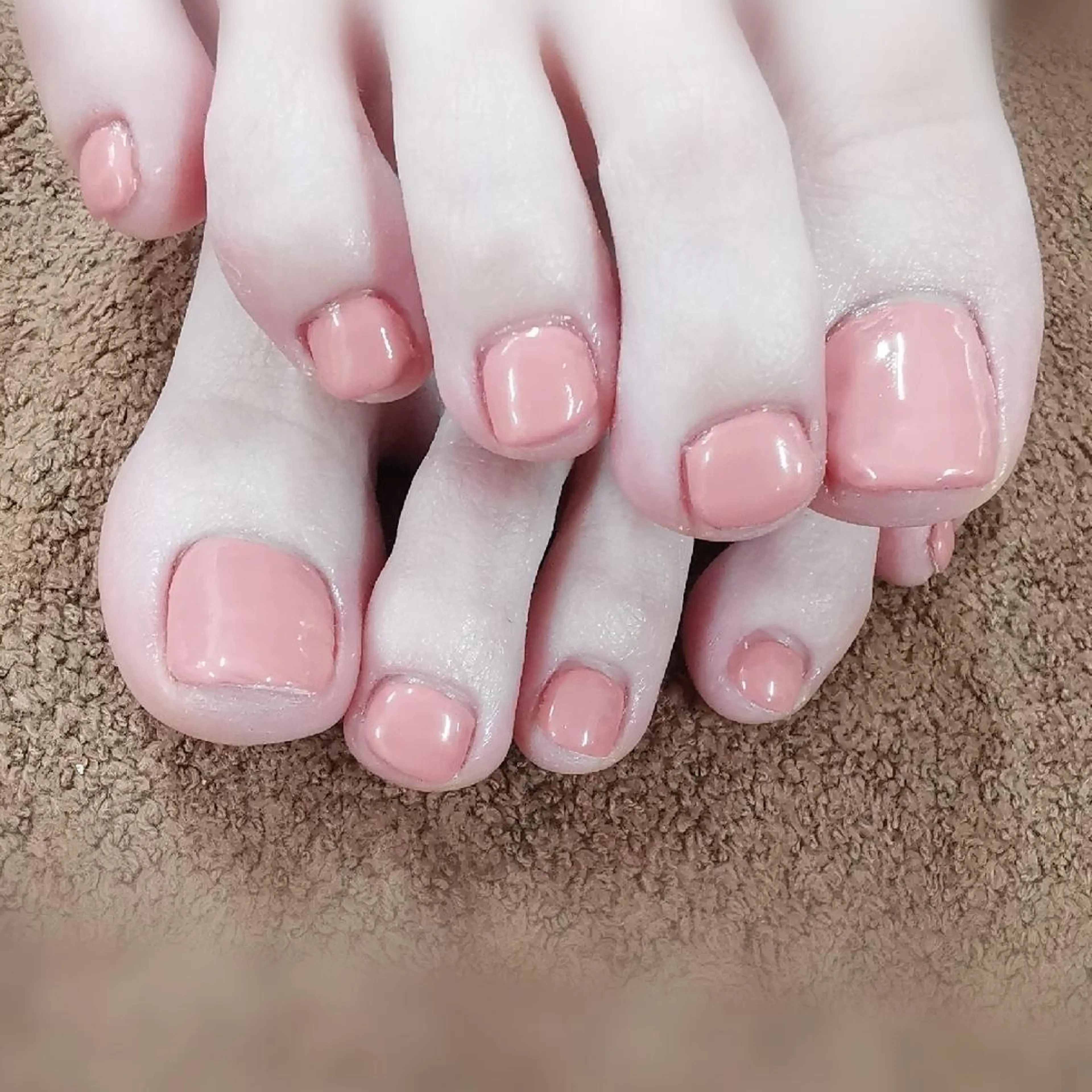 ネイル ワンカラーネイル フットネイル reve あやののネイルデザイン