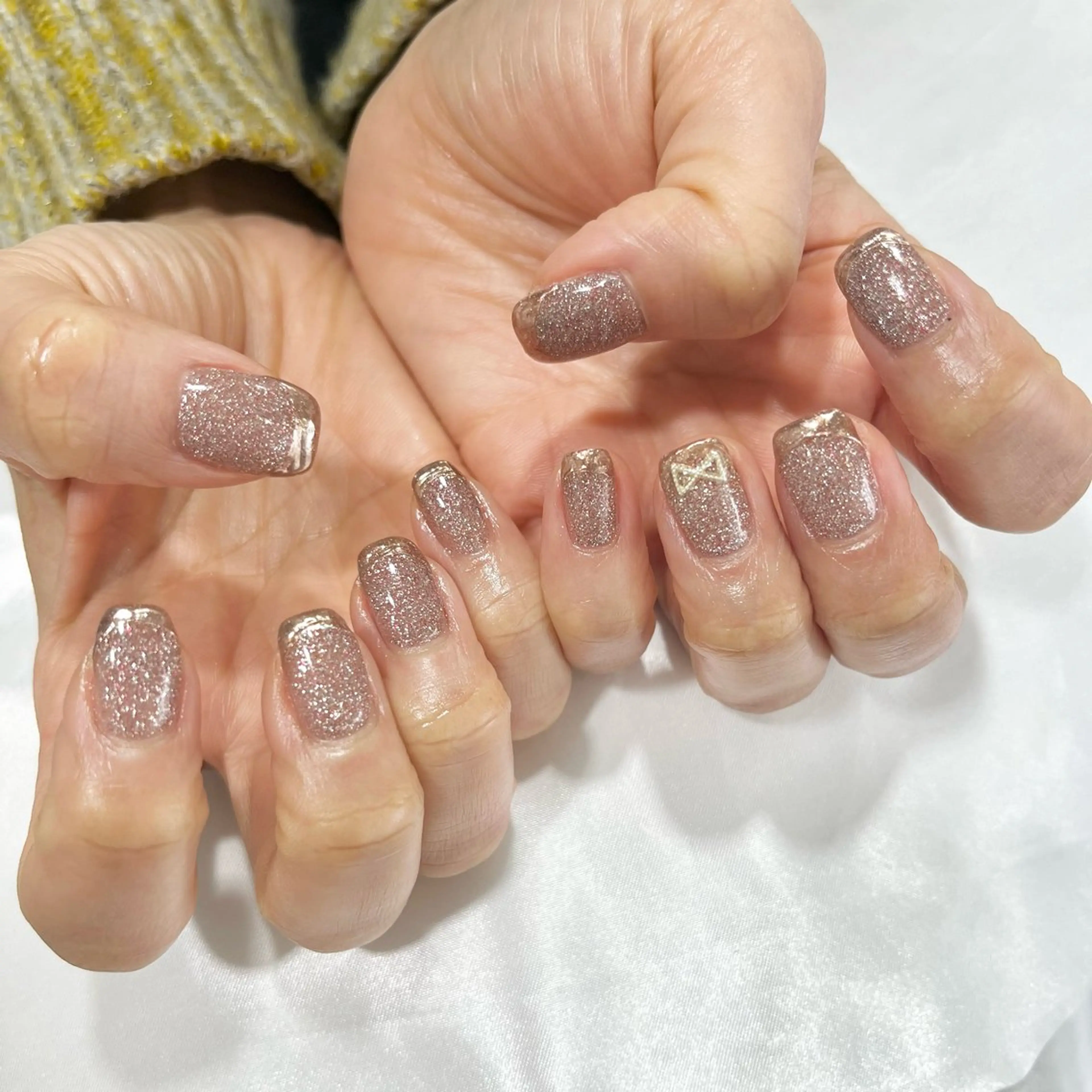 ネイル フレンチネイル ミラーネイル ハンドネイル フットネイル nailsister ただのネイルデザイン