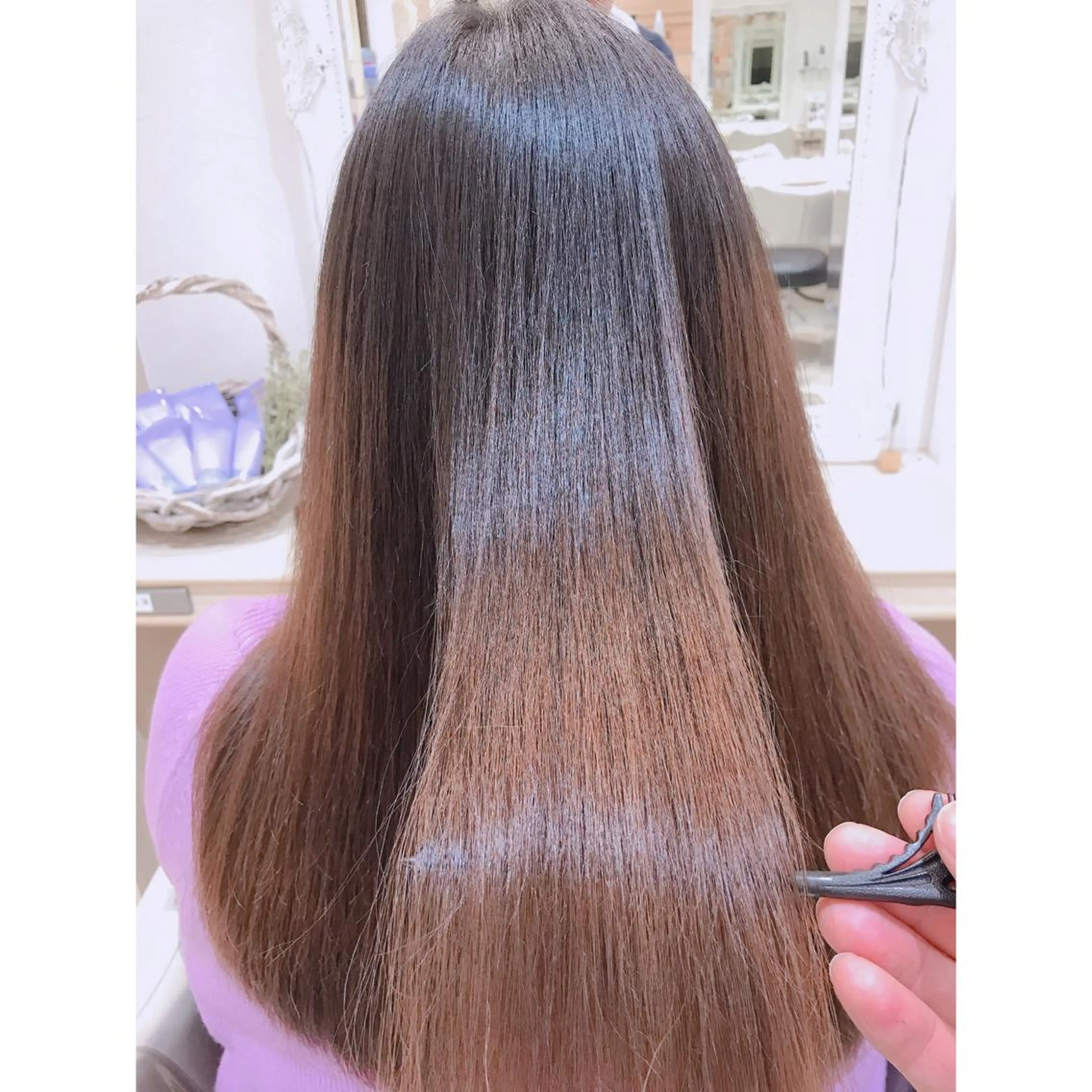 ロング パーマ 髪質改善/茅ヶ崎 マツモト リョウのヘアスタイル