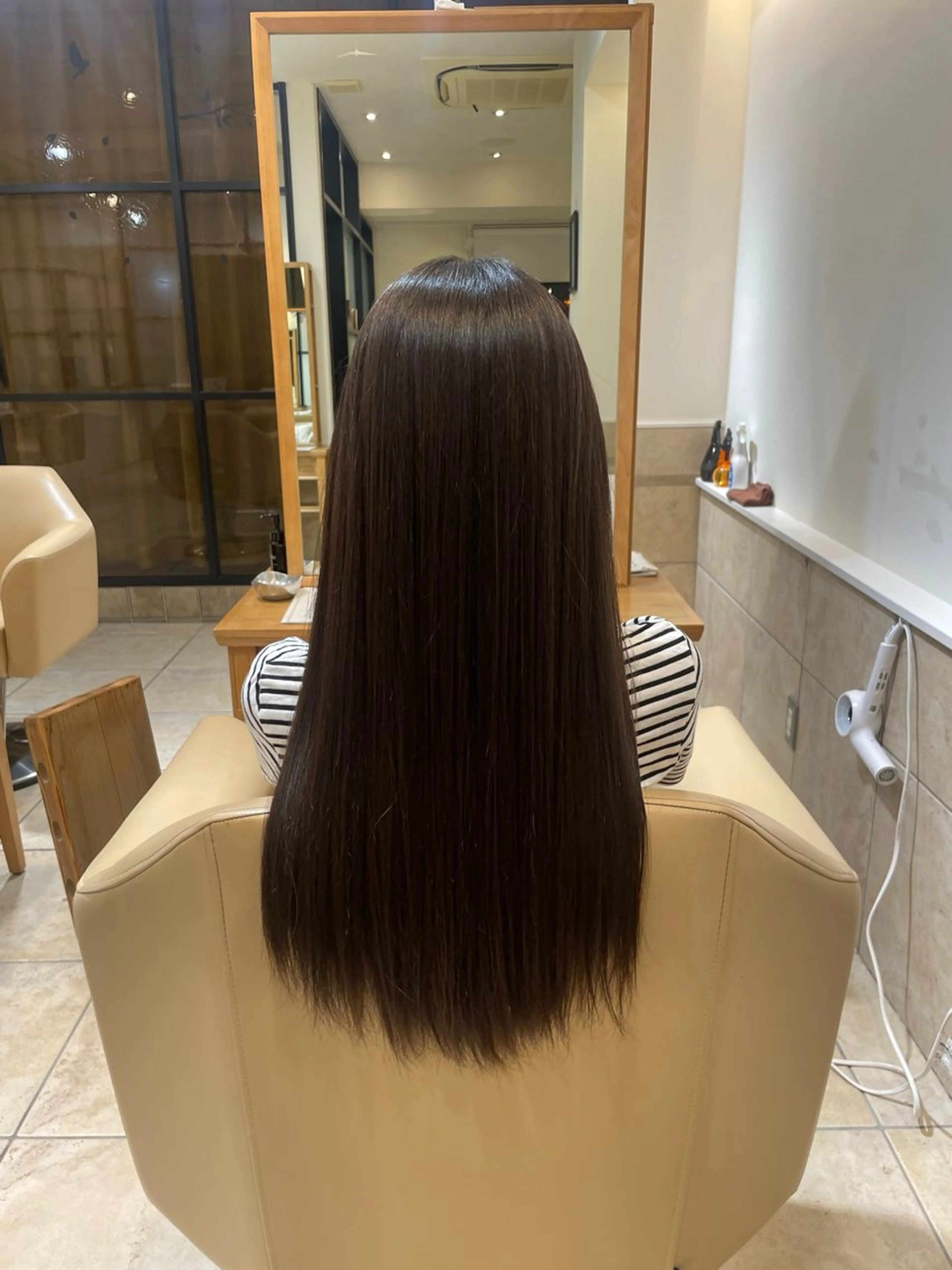 ロング 縮毛矯正 サクラバ ララネのヘアスタイル