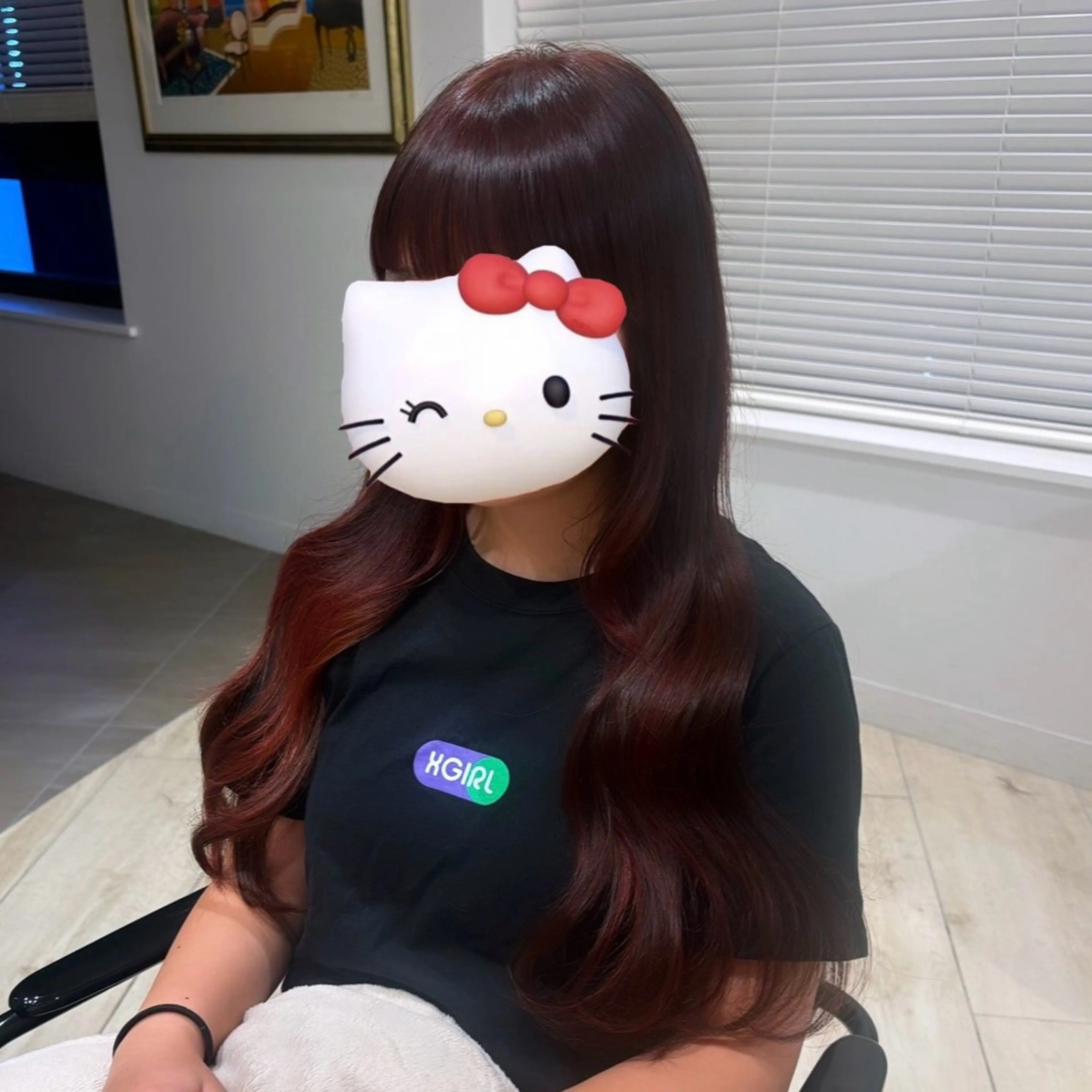 ロング カラー カット ヘアカラー Ririka/銀座/ Euphoria♥️のヘアスタイル