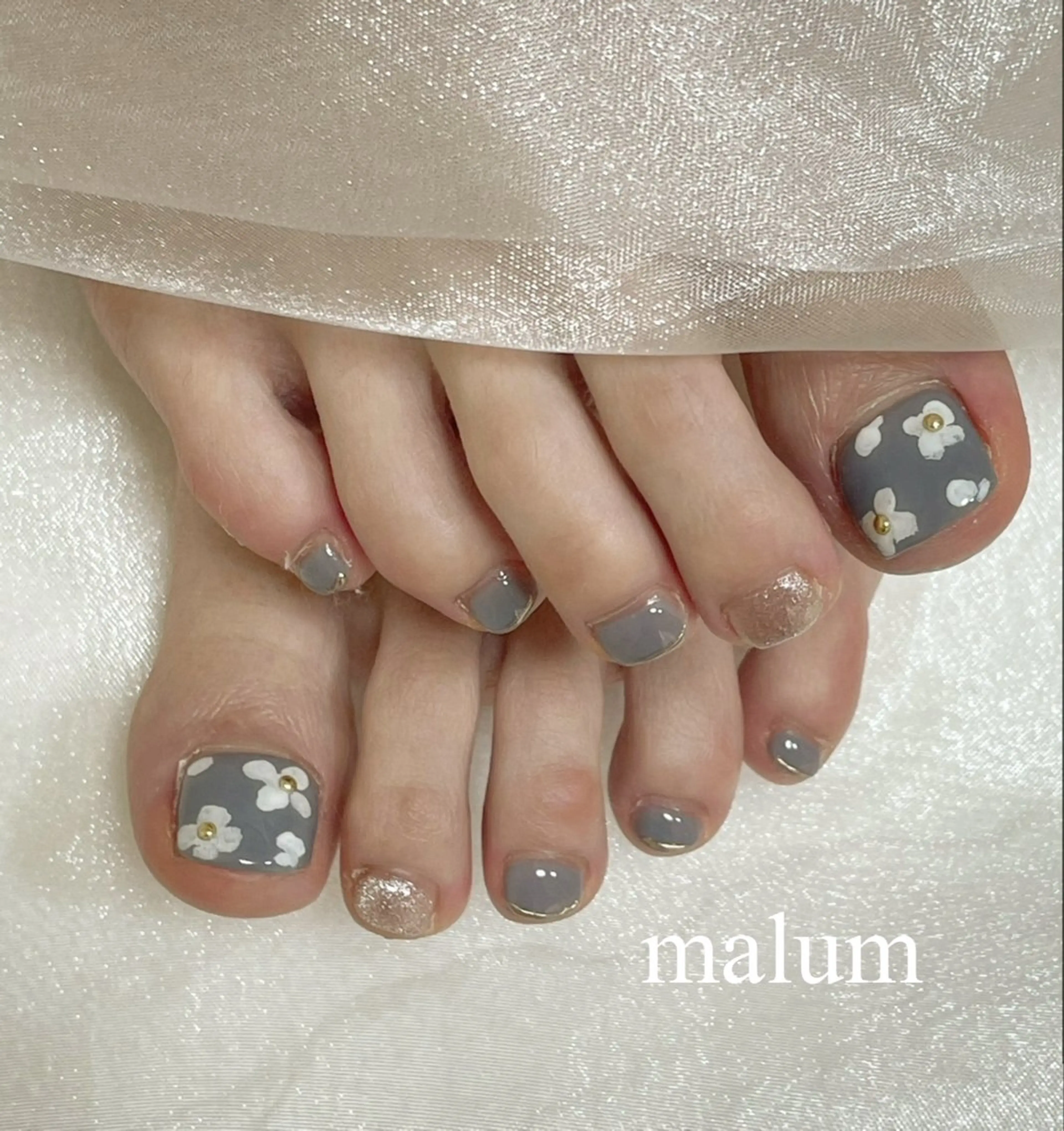 ネイル フットネイル malum nailのネイルデザイン