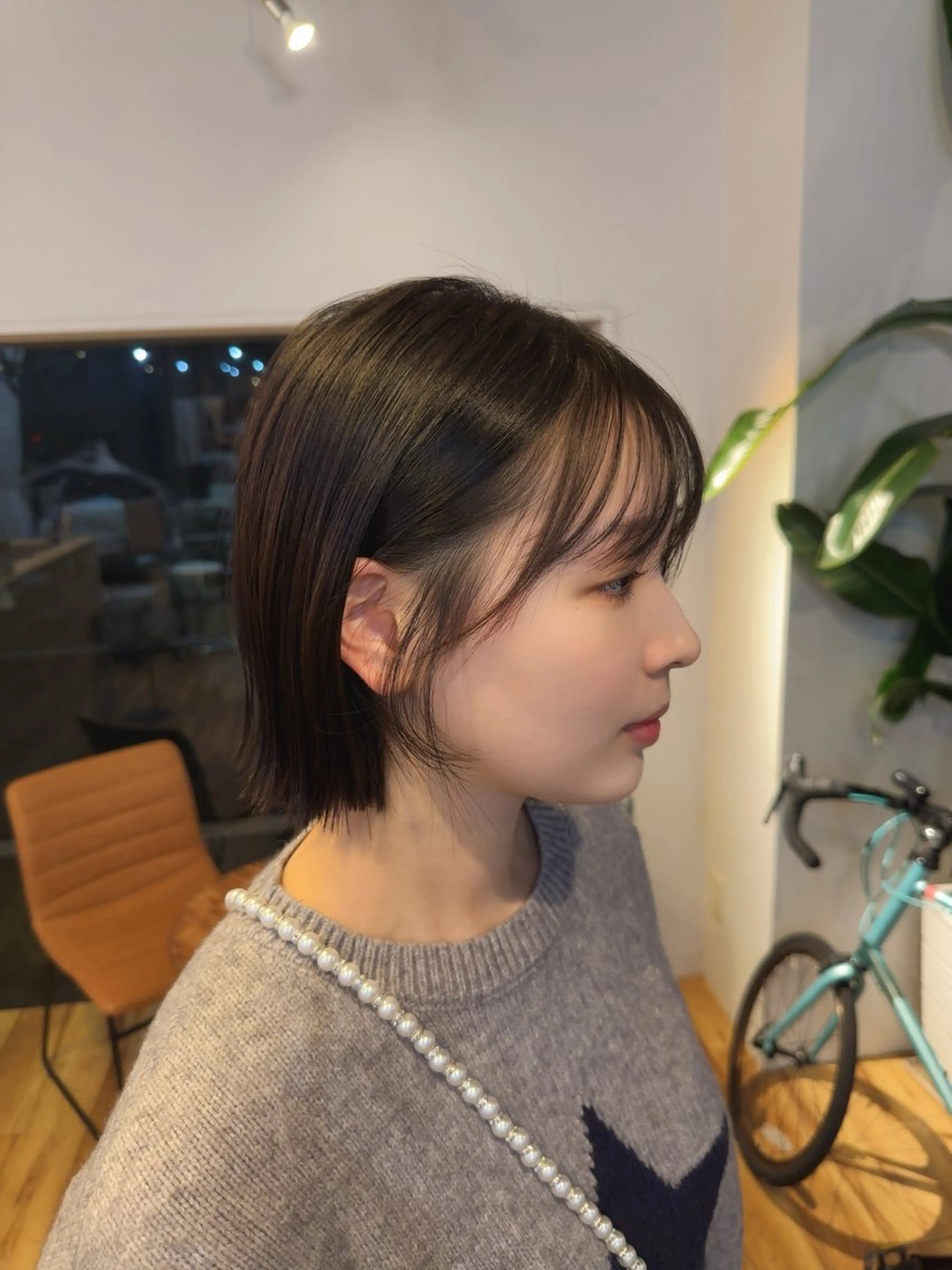 ショート ボブ 顔周りカット 大原 正寛のヘアスタイル