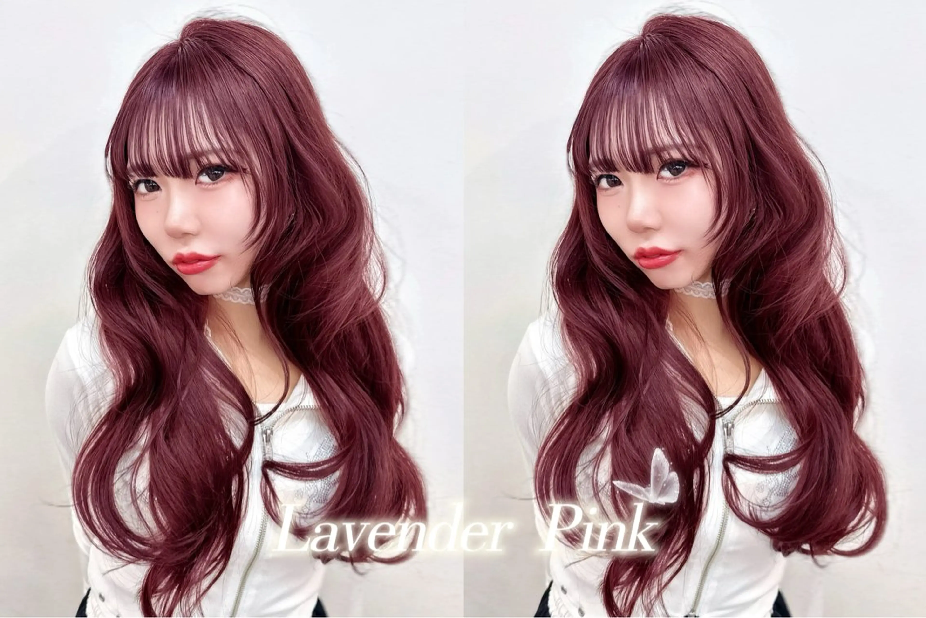 ロング カラー カット ヘアカラー 渋谷韓国ヘア🇰🇷 SAYAKA🩶ᩚのヘアスタイル