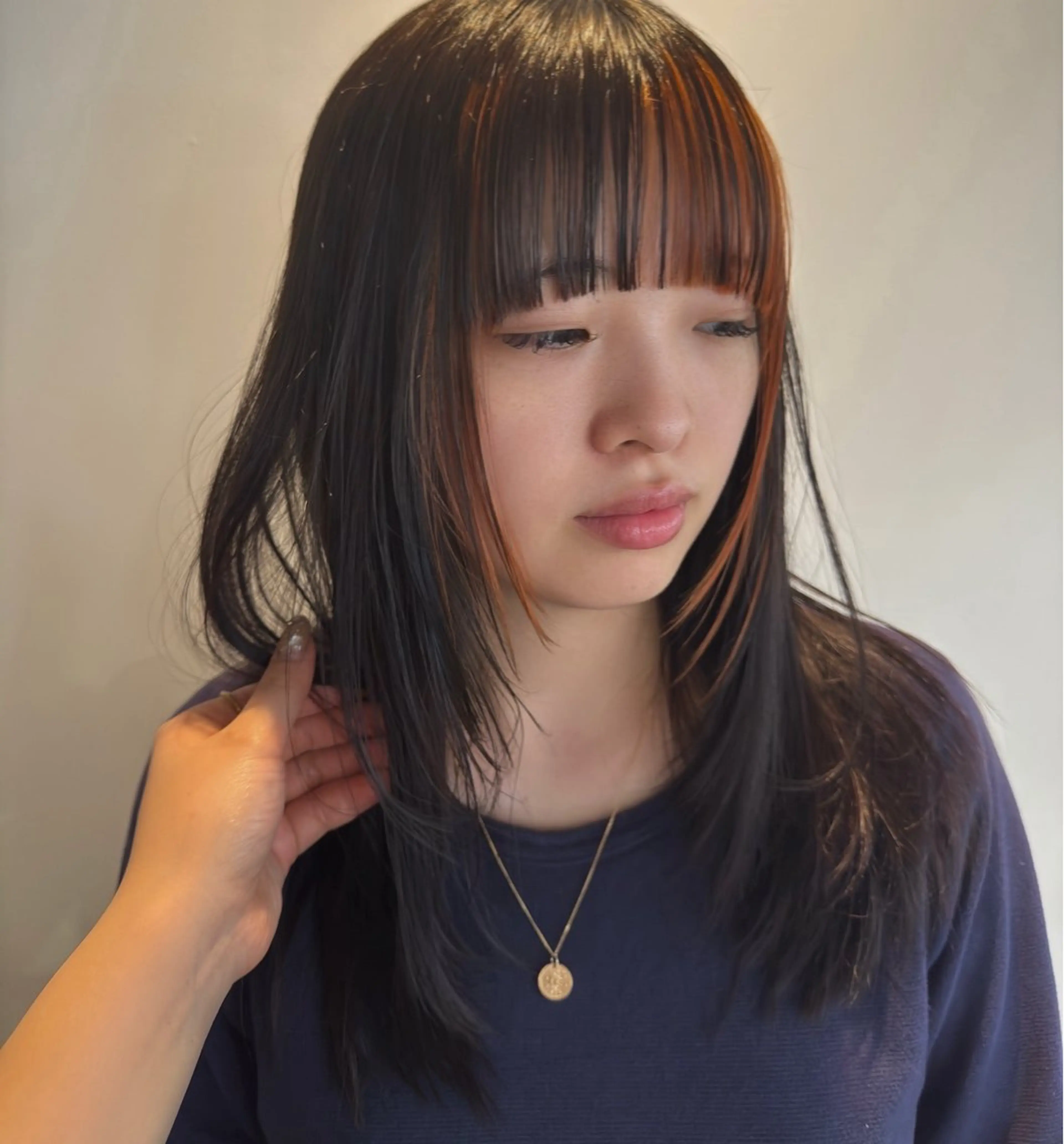 ロング カット ヘアカラー saki/Insta fleur_sakiのヘアスタイル