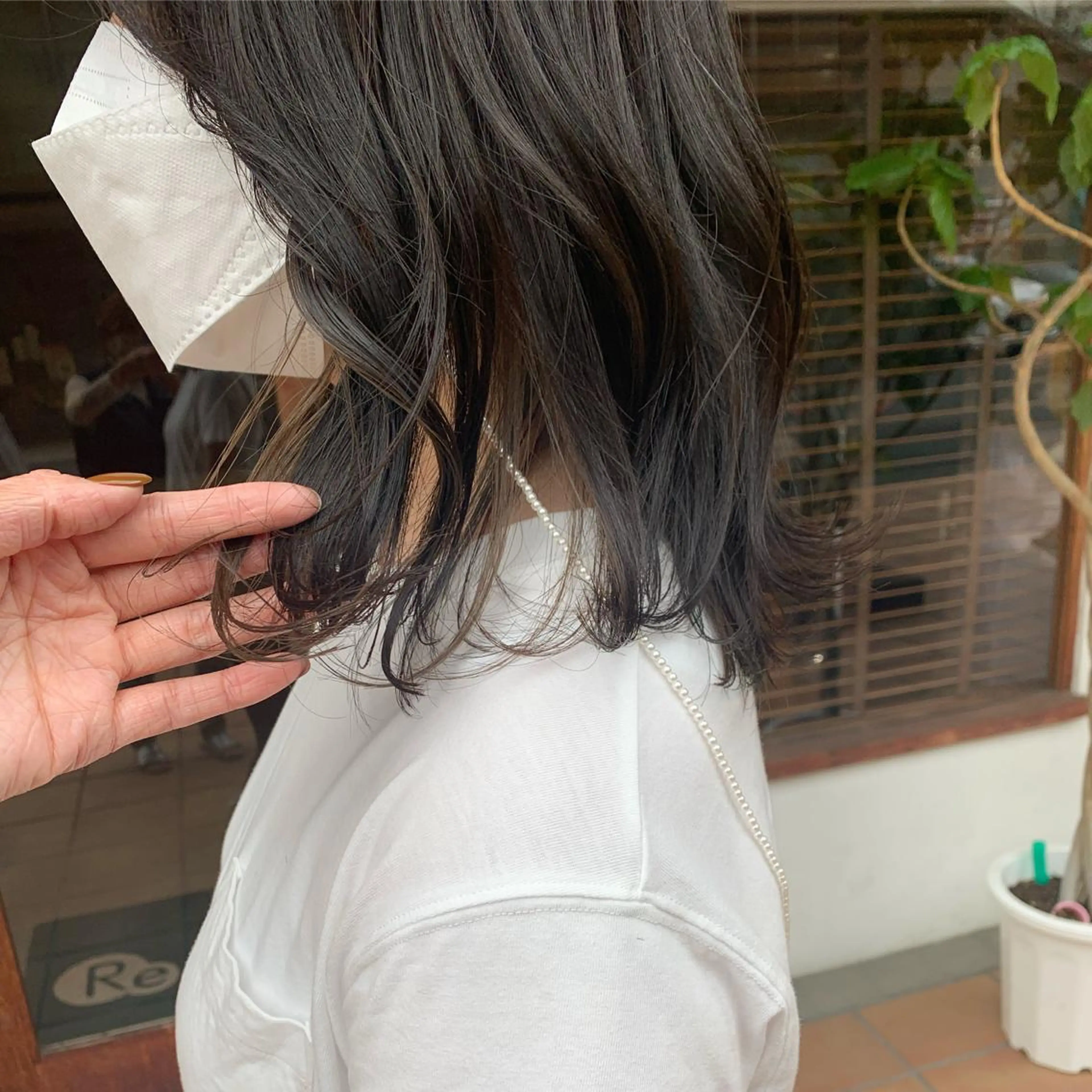 ミディアム カラー ヘアアレンジ カット ヘアカラー トリートメント 中津/柔らかカラー/ ナガオ　イズミのヘアスタイル