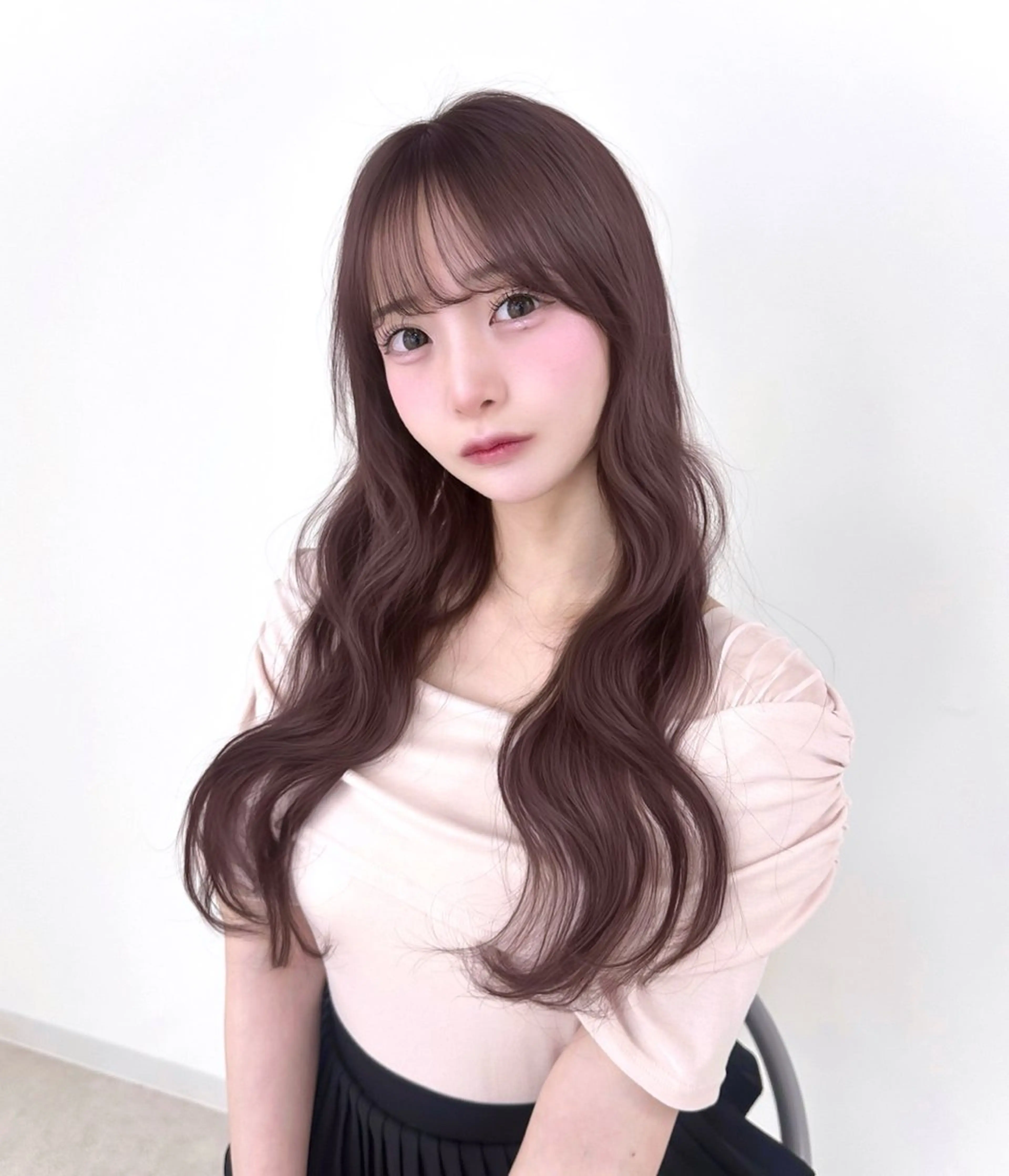 カラー ブリーチ 縮毛矯正 Rea♡池袋🎀 髪質改善/艶カラーのヘアスタイル