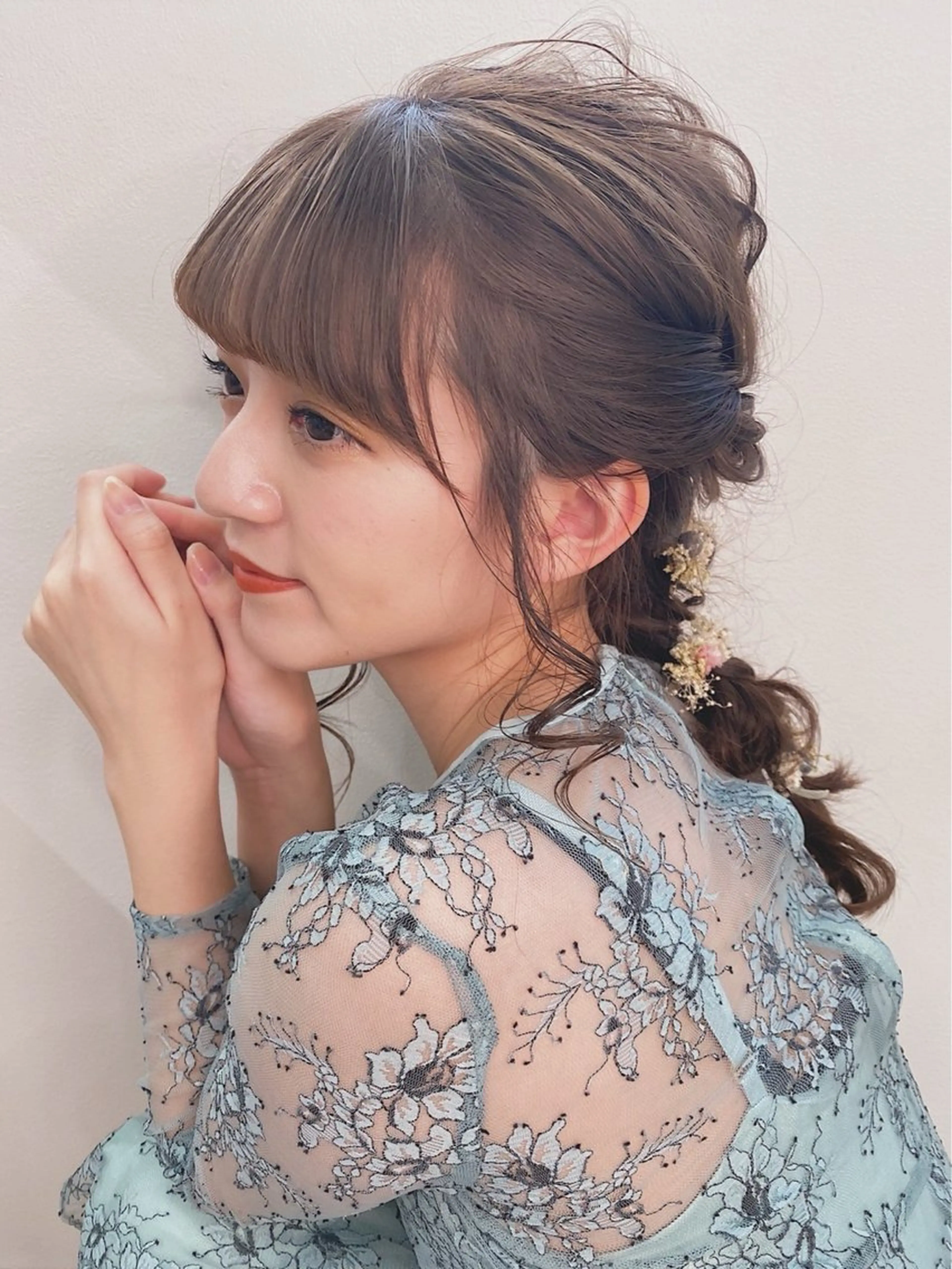 ロング ヘアセット Gisel エリナのヘアスタイル