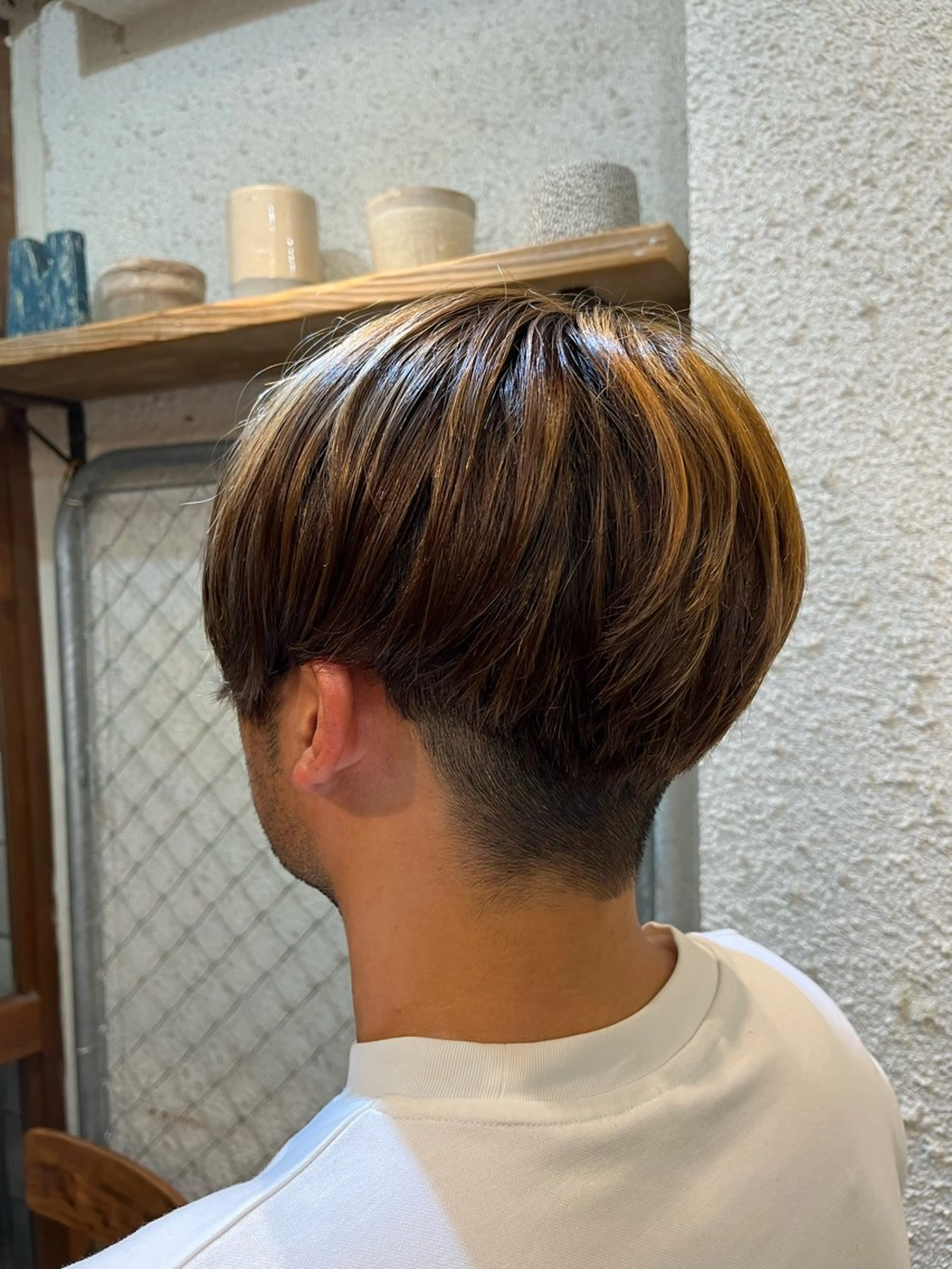 メンズ 髪質改善・艶カラー・ ボブ・リクト💥のヘアスタイル