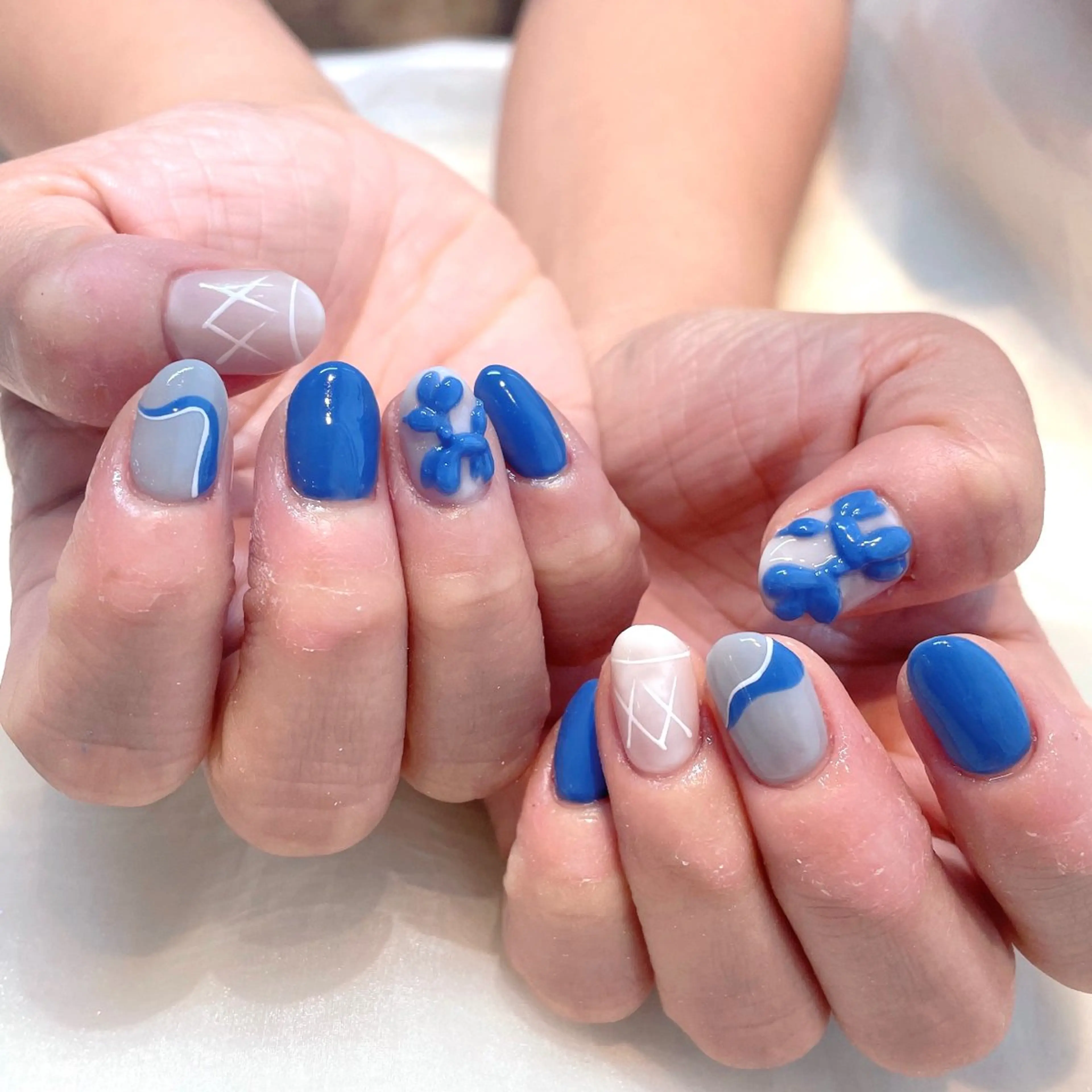 ネイル ハンドネイル 新井 ひなののネイルデザイン