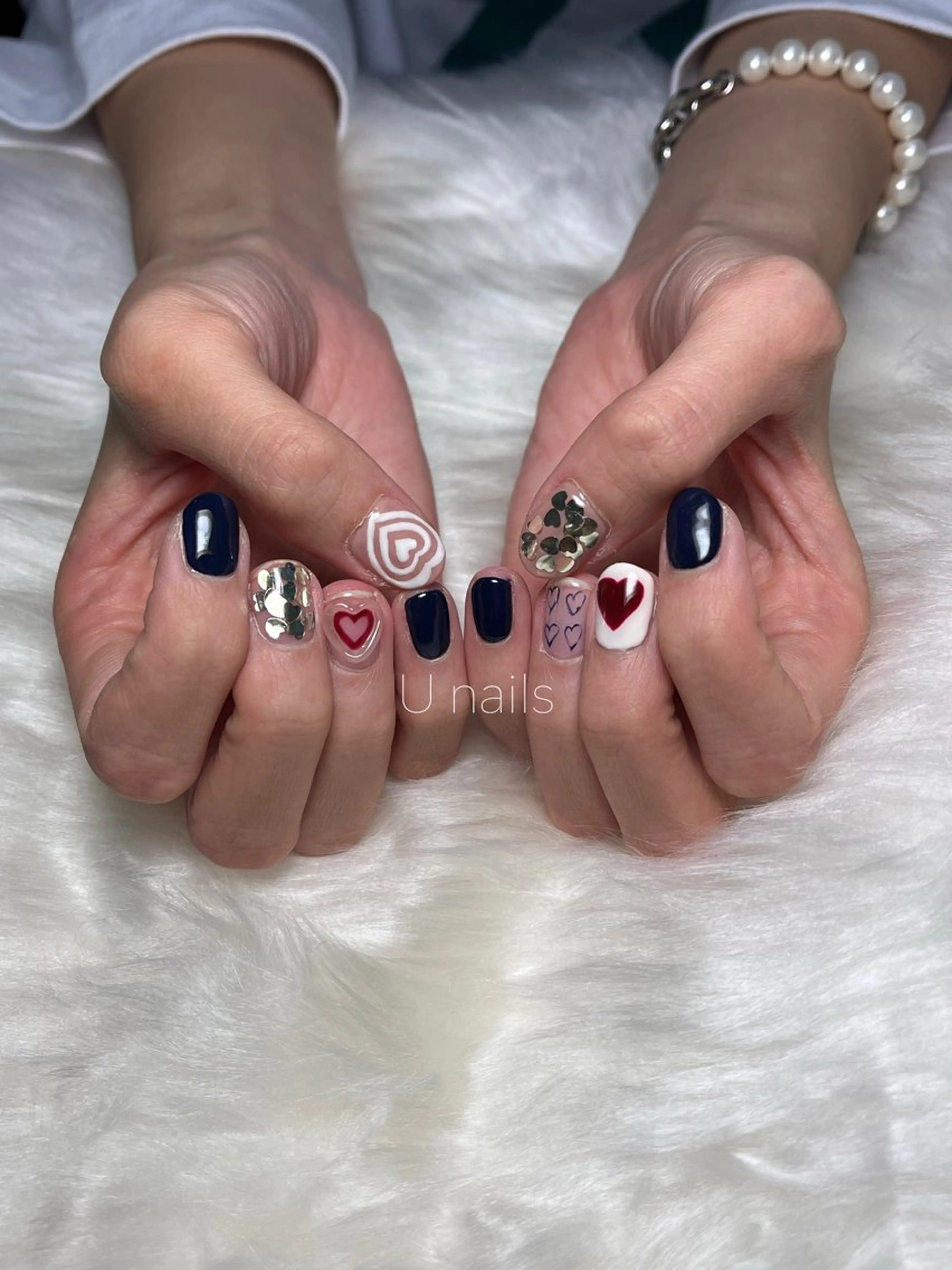ネイル ハート U nailsのネイルデザイン