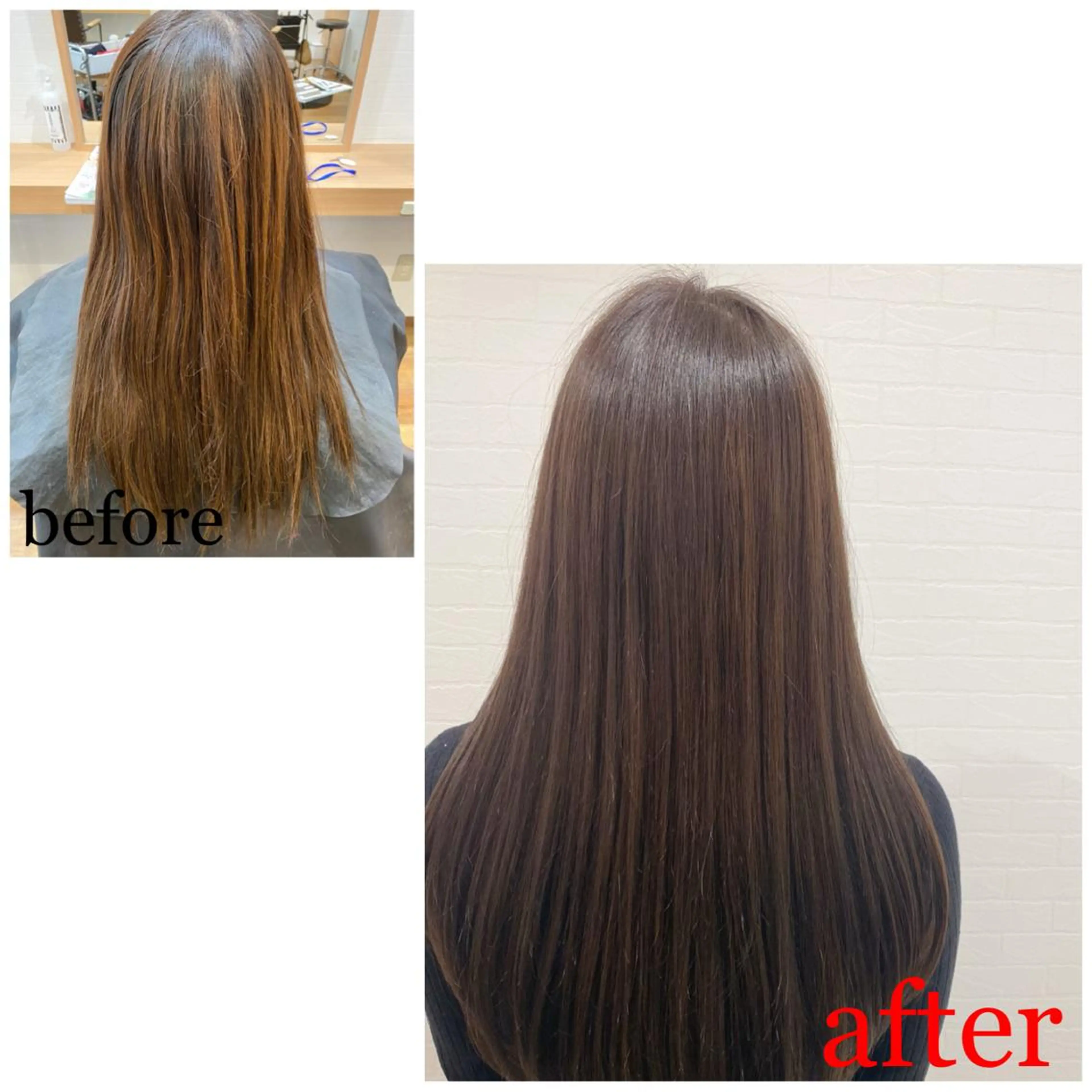 ロング カラー ブリーチ ブラウンカラー ナチュラルブラウン GRANLUSSO 〜グランルッソ駅前店所属・木口 嘉美のヘアスタイル