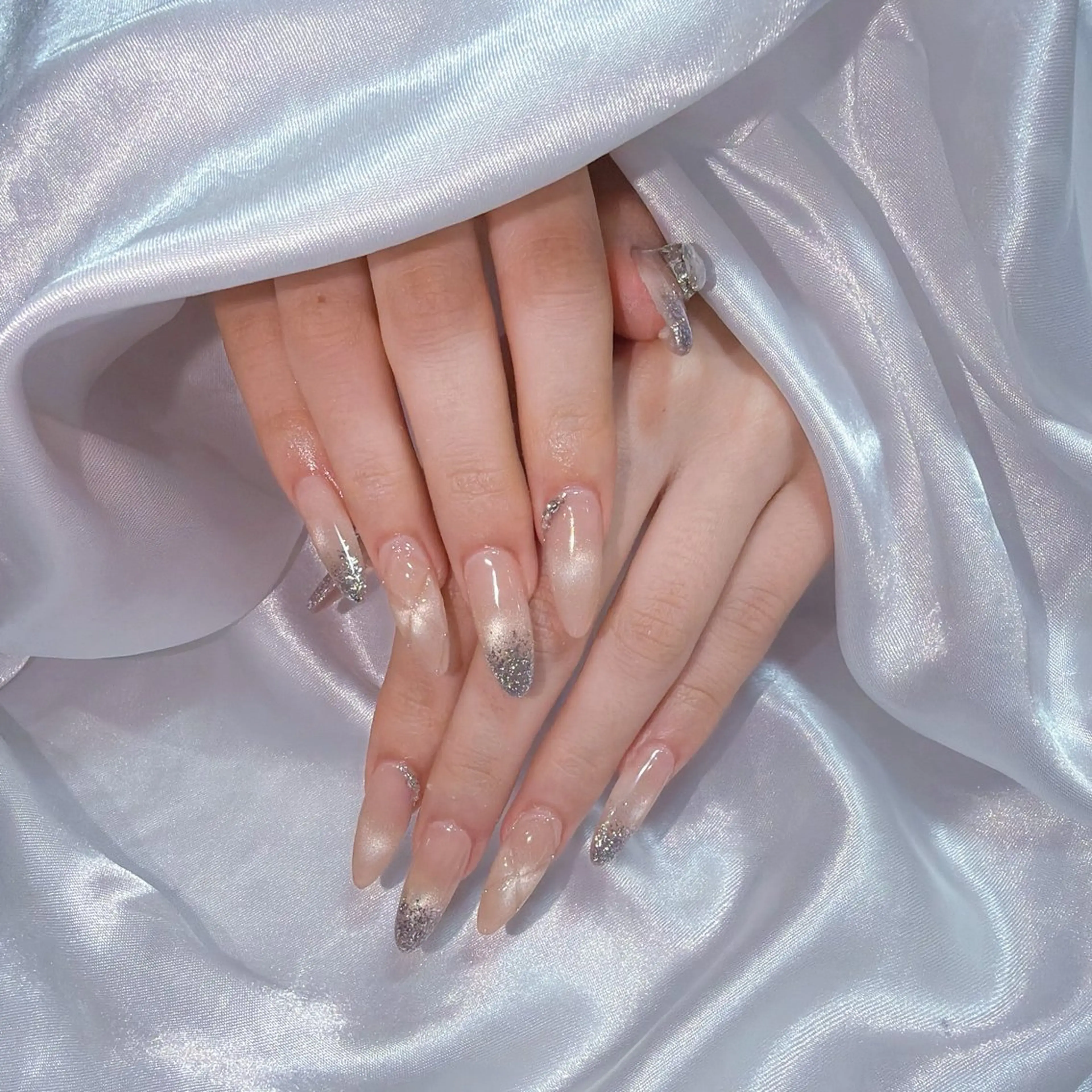 ネイル 長さ出し ネイルチップ ハンドネイル You&Me IROHAのネイルデザイン