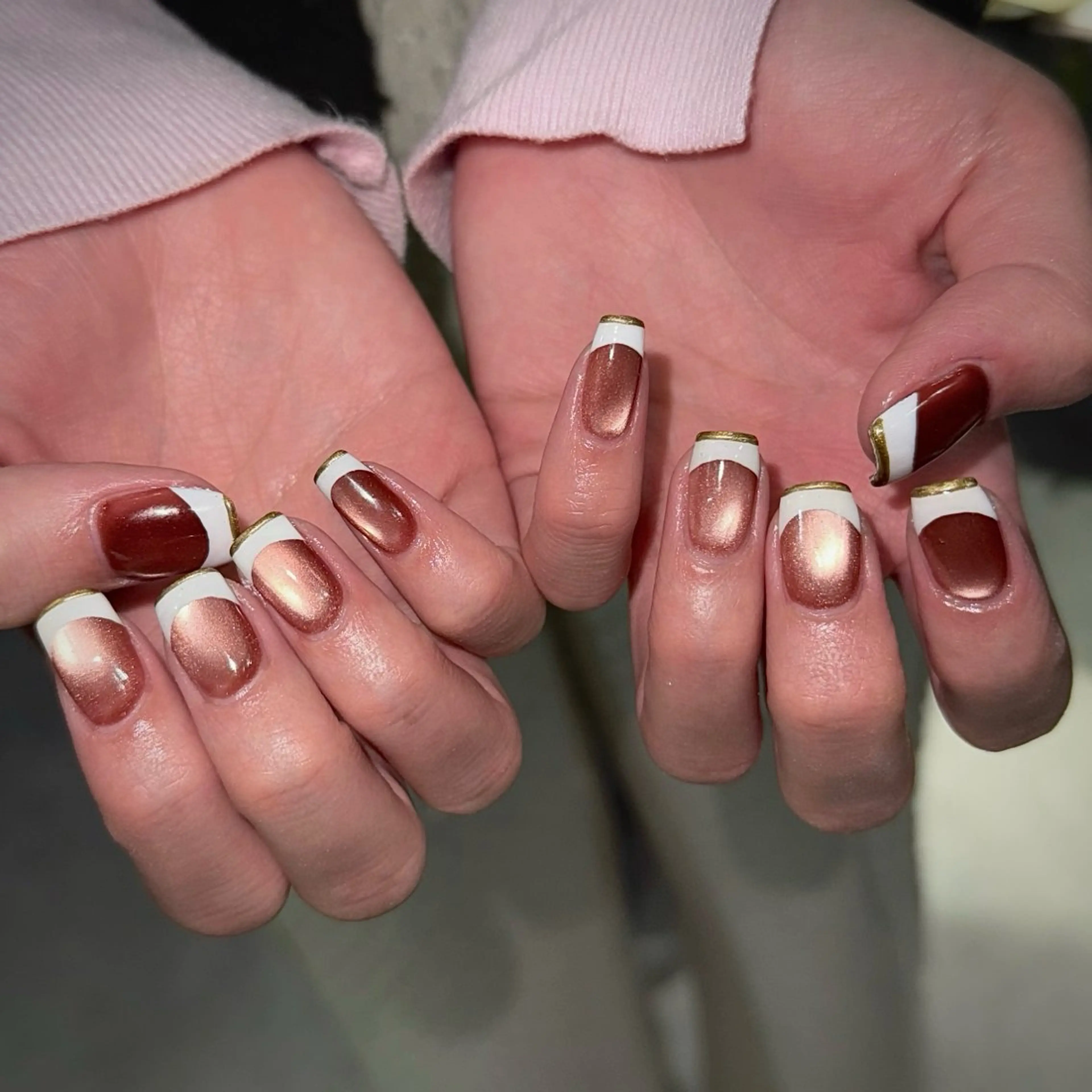 ネイル ハンドネイル フットネイル 𝙃𝙖𝙧𝙪⋆ ˚꩜｡個性派のネイルデザイン