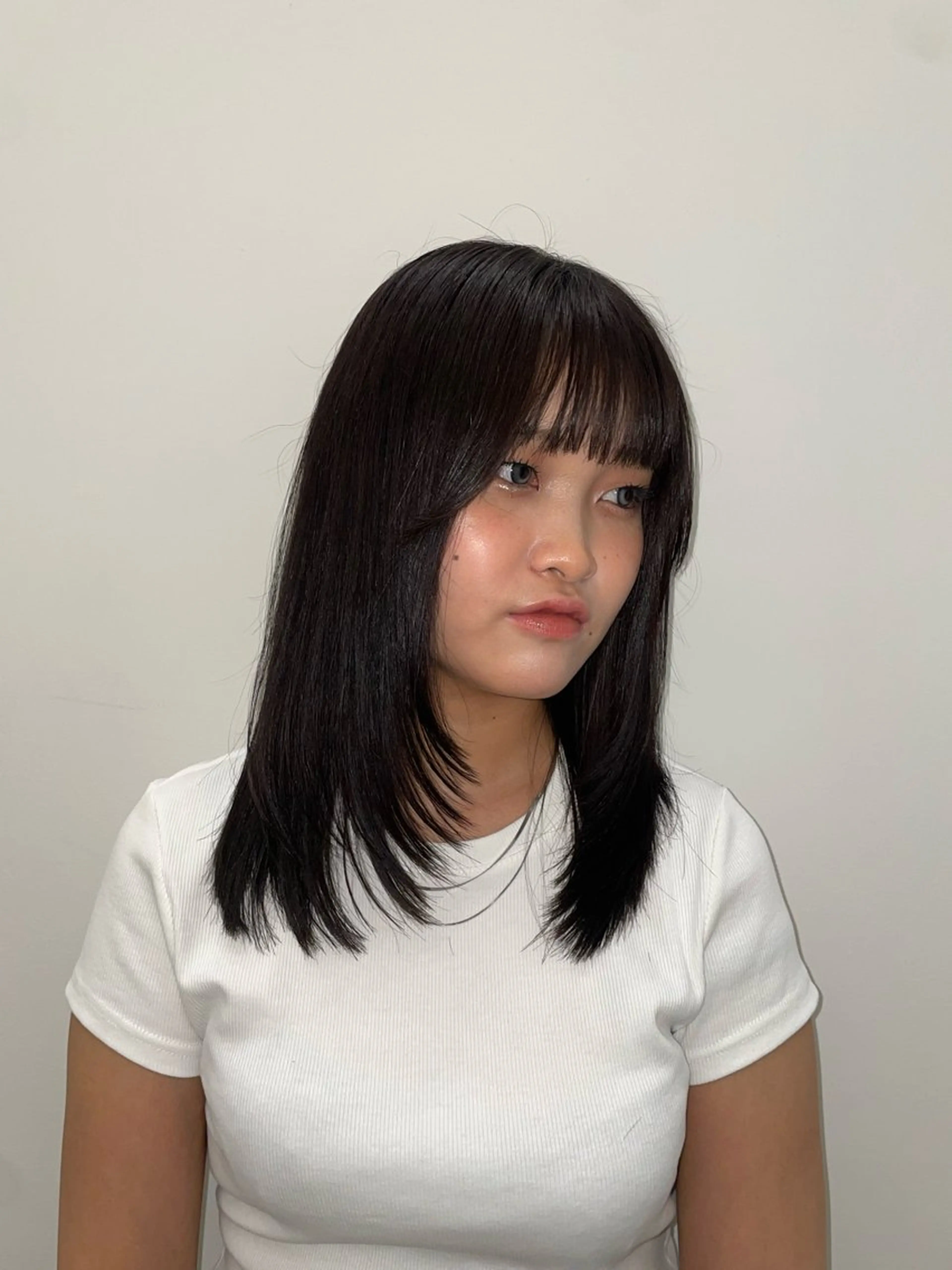 ミディアム ミユ/ショート/ カットモデル/名東区のヘアスタイル