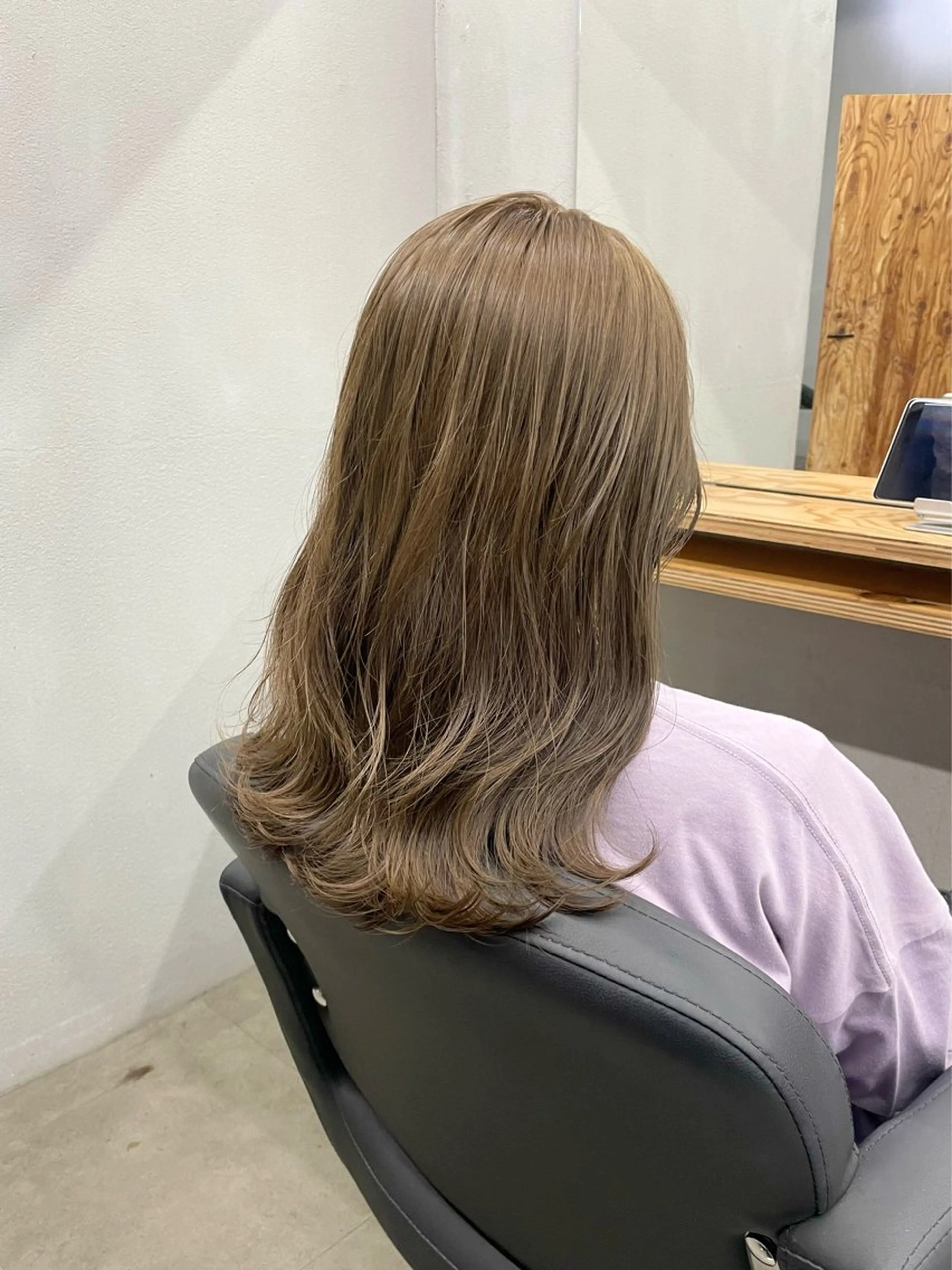 似合わせカット + ブリーチなしダブルカラー + 5step TOKIOトリートメントの写真