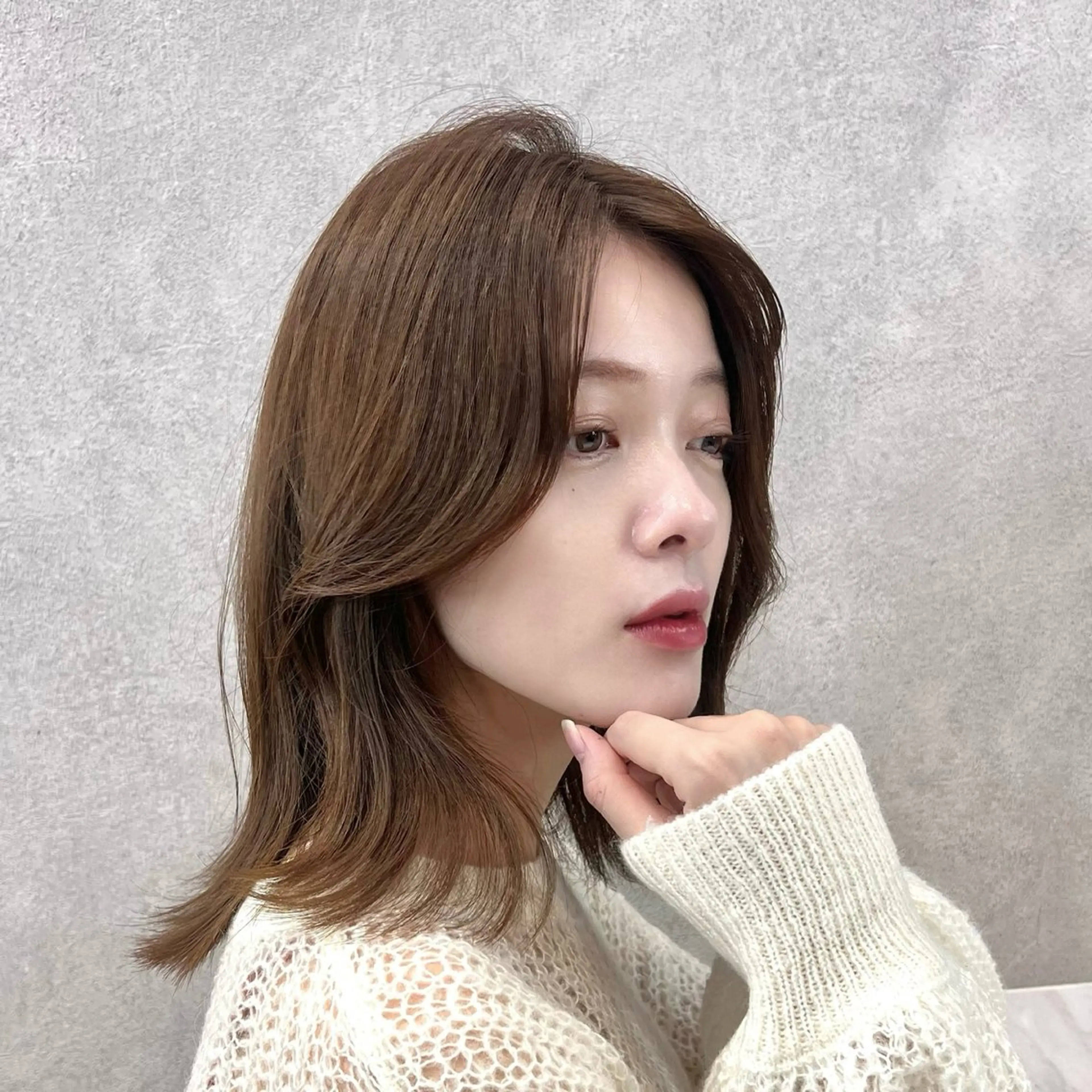 ロング カラー ハイライトカラー ハイライト 🎀韓国レイヤー🎀 顔周り　とばみかのヘアスタイル