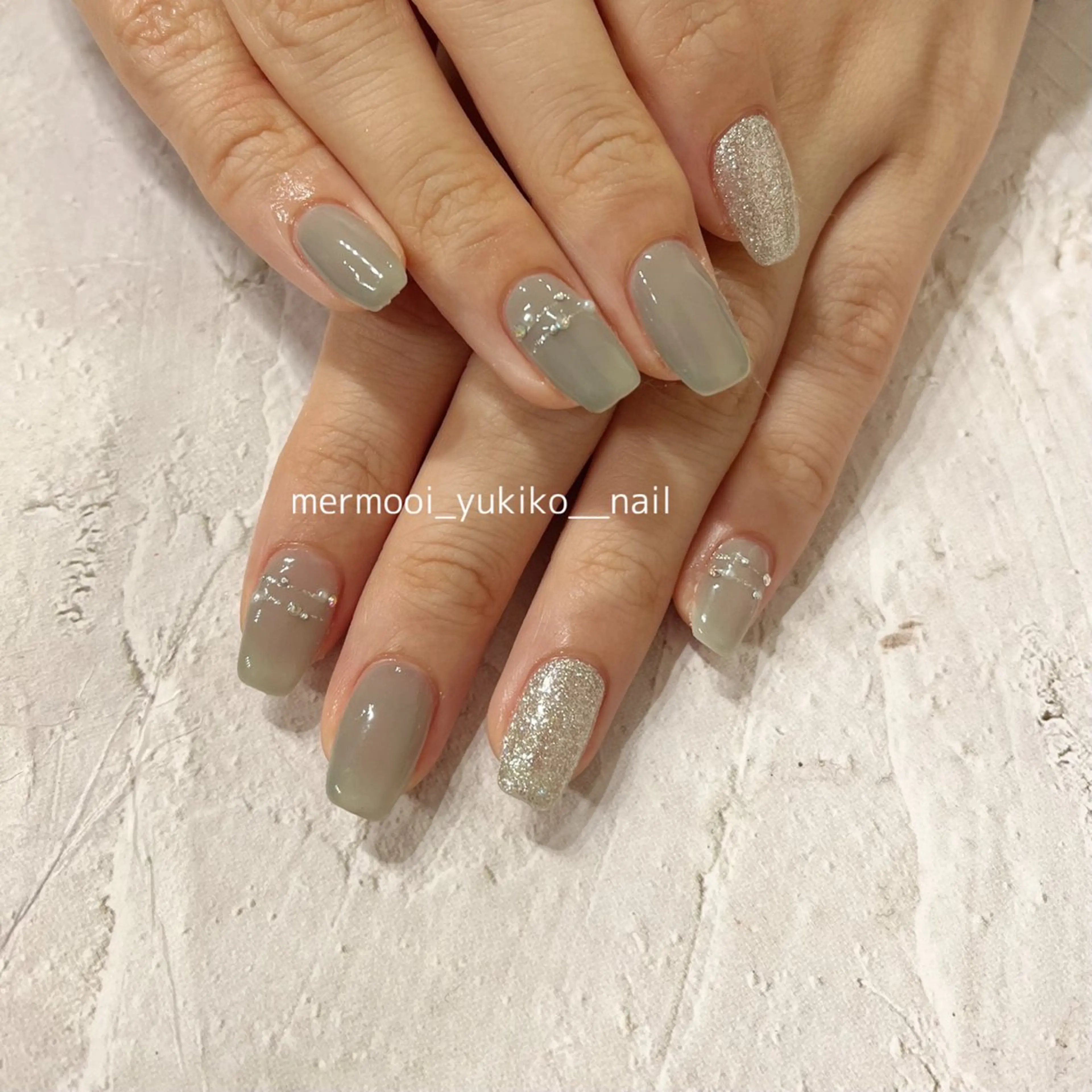 ネイル クリアネイル ジェルネイル 韓国ネイル パラジェル スカルプネイル ハンドネイル mermooi所属・melumooi nailのネイルデザイン