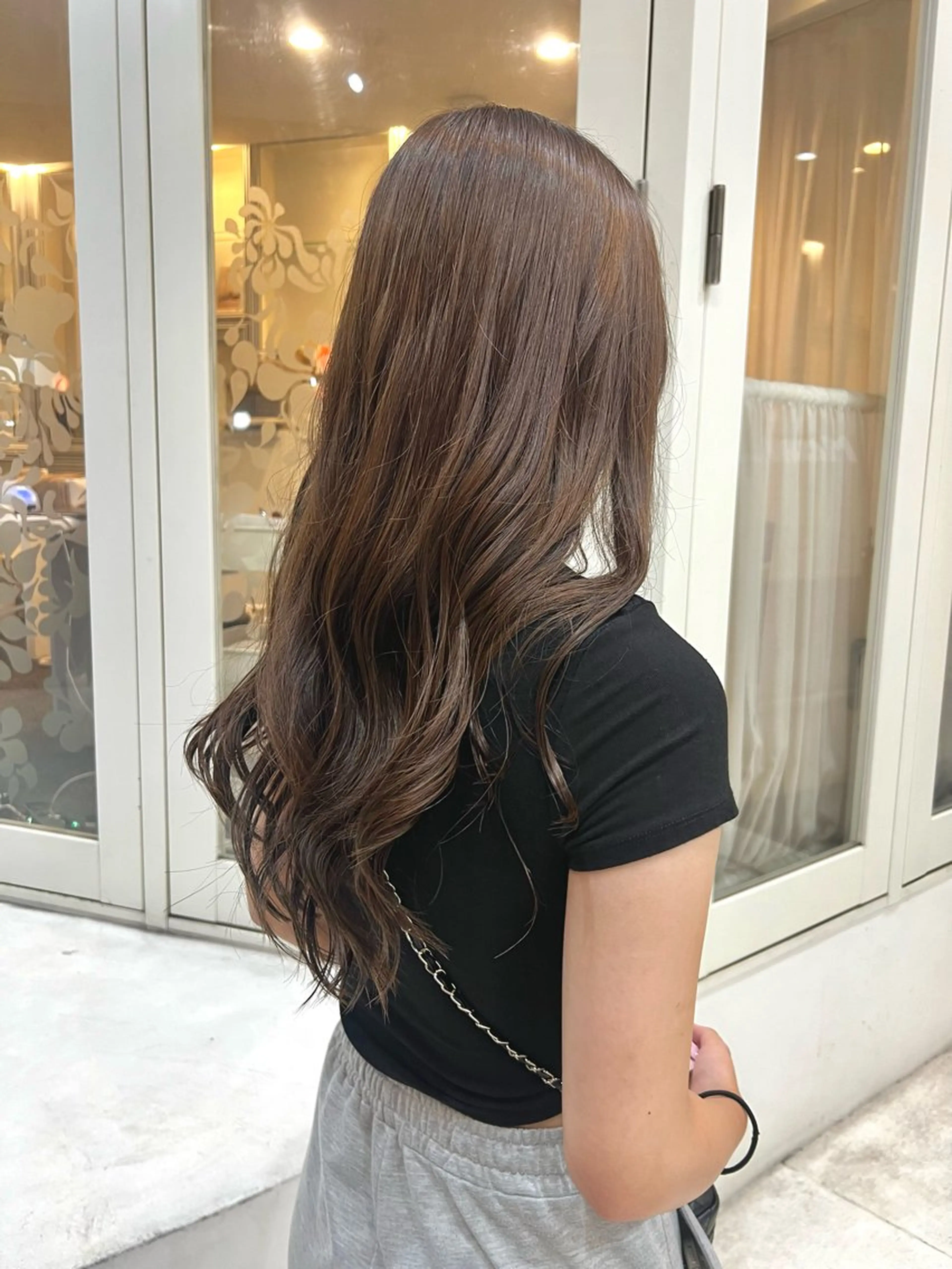ロング カラー MASHU Machela店所属・ほのか./大阪 透明感カラー/韓国風のヘアスタイル