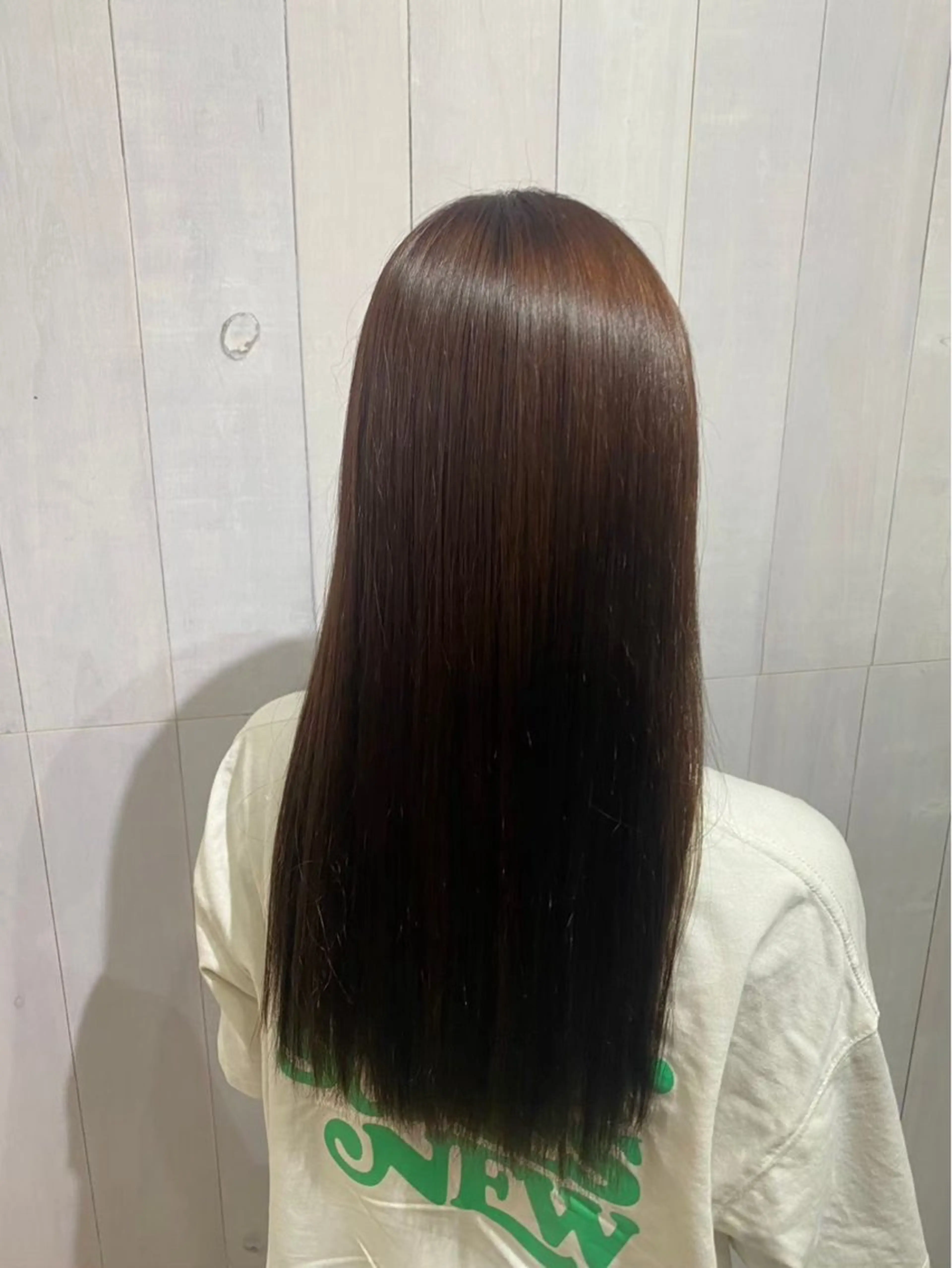 ロング 髪質改善 縮毛矯正 八木 輝のヘアスタイル