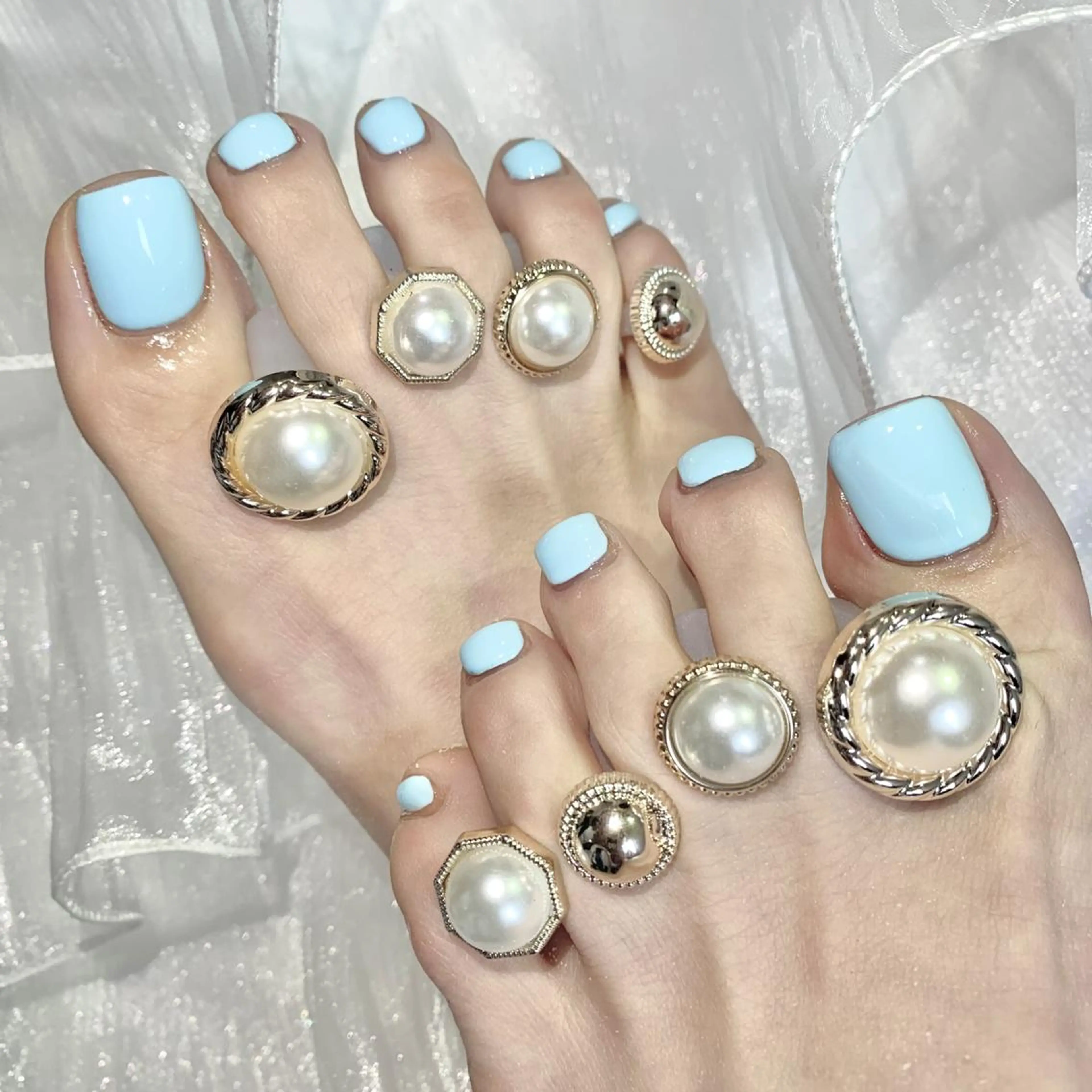 フット ワンカラーの写真