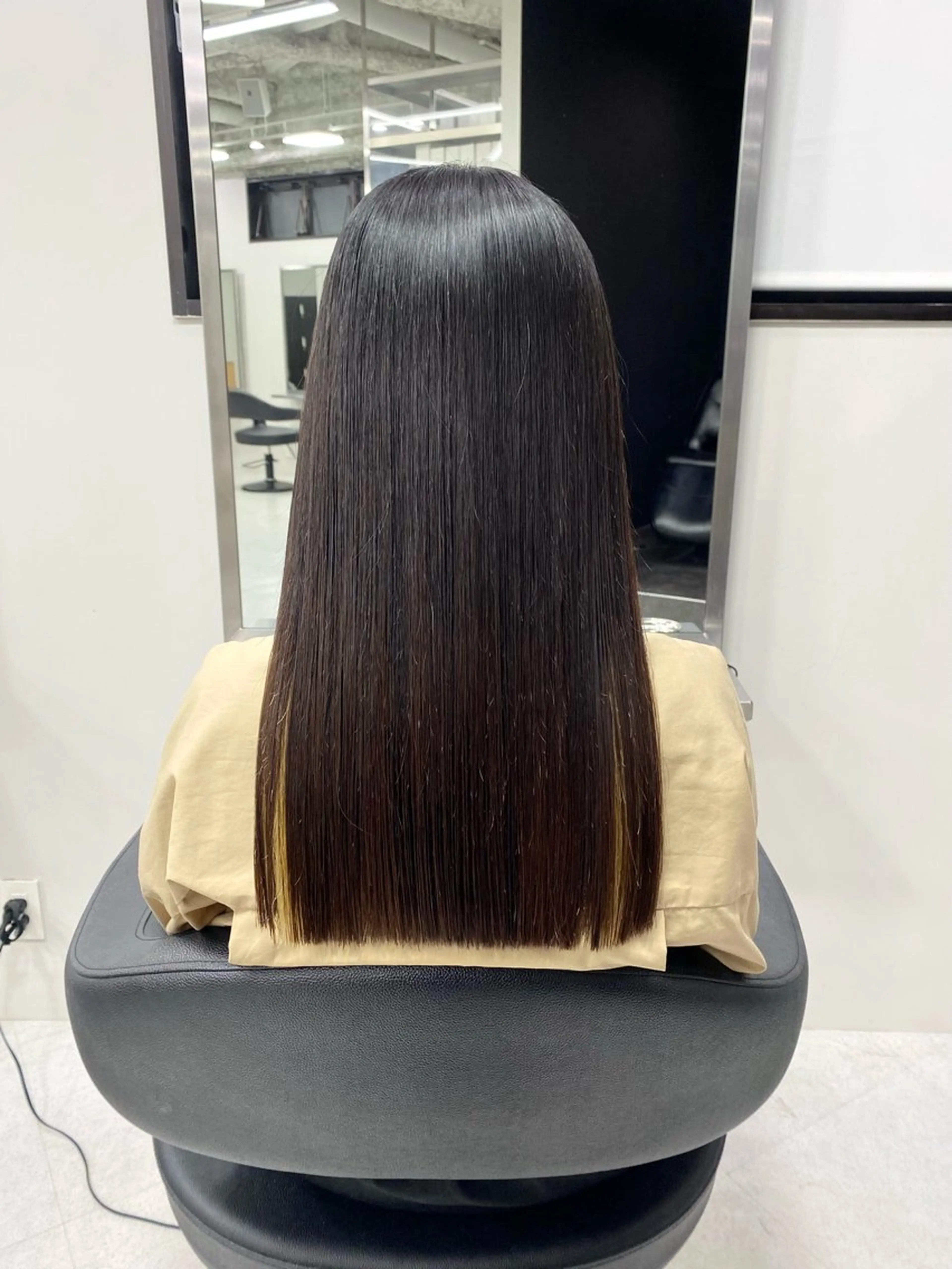 ロング 縮毛矯正 Beleza Era所属・韓国レイヤー/ 縮毛矯正🎀minaのヘアスタイル