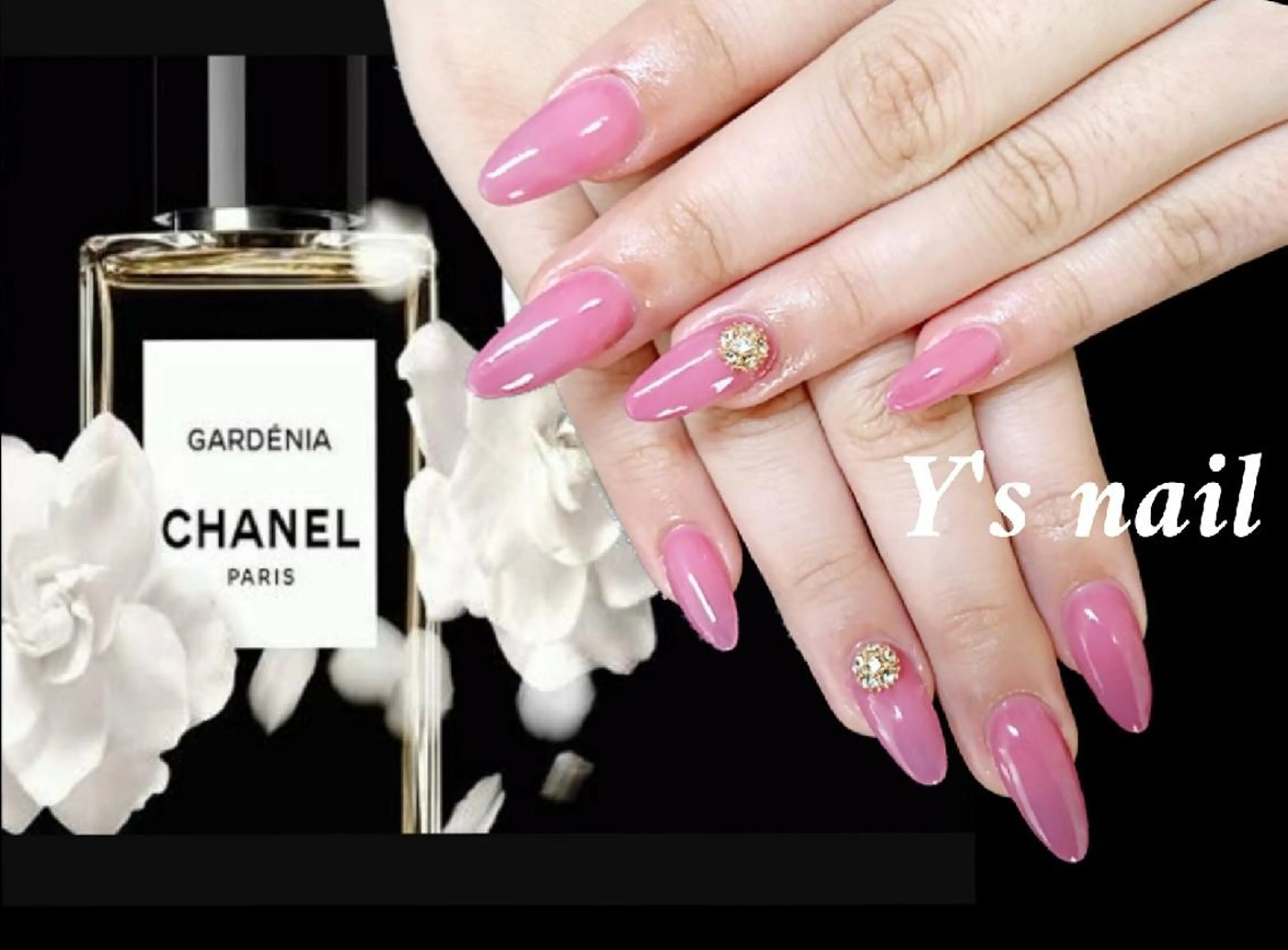 ネイル 長さ出し ワンカラーネイル YUMI NAGAI  のネイルデザイン