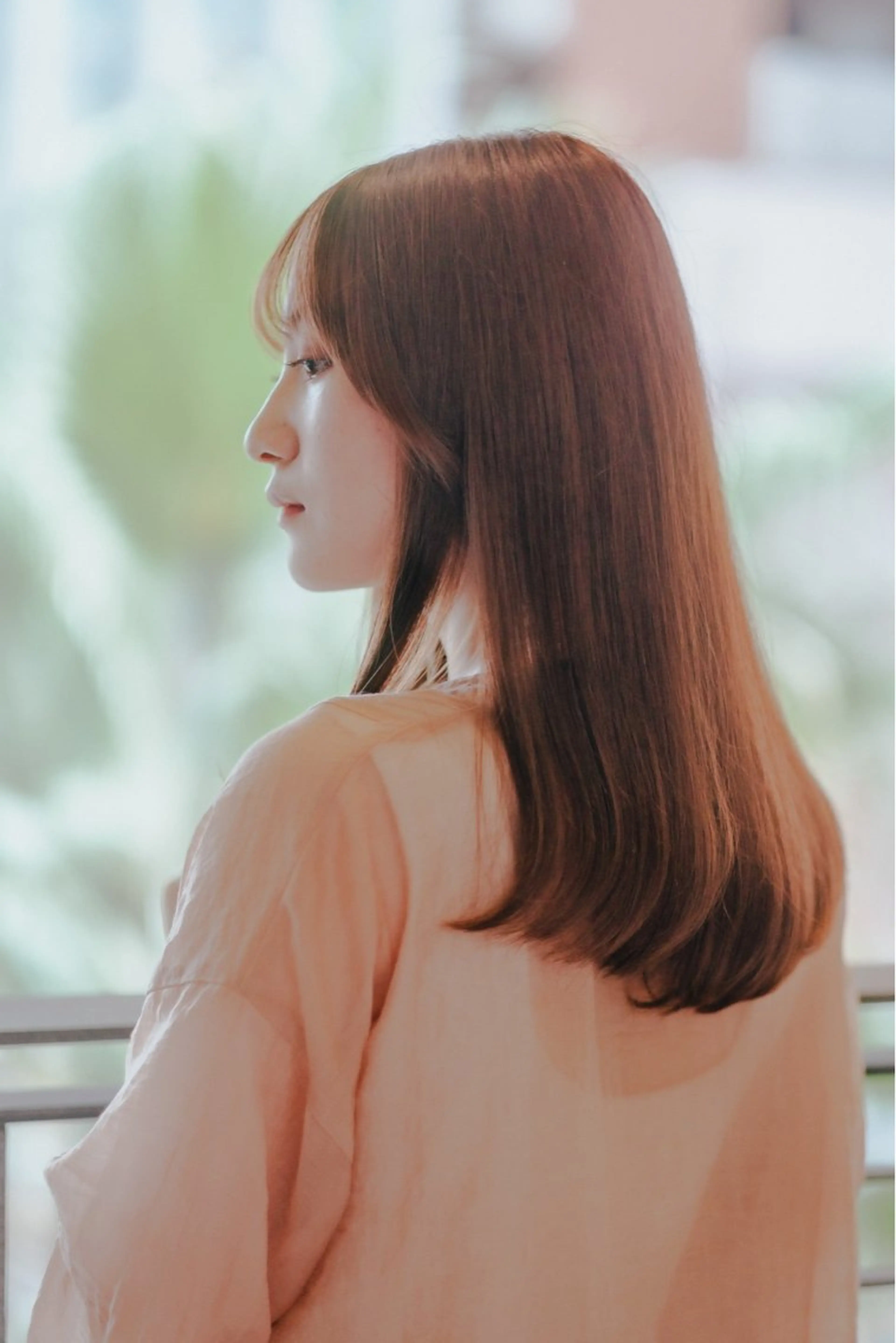 セミロング カラー パーマ 髪質改善 トリートメント 髪質改善HALO トリートメント専門店のヘアスタイル