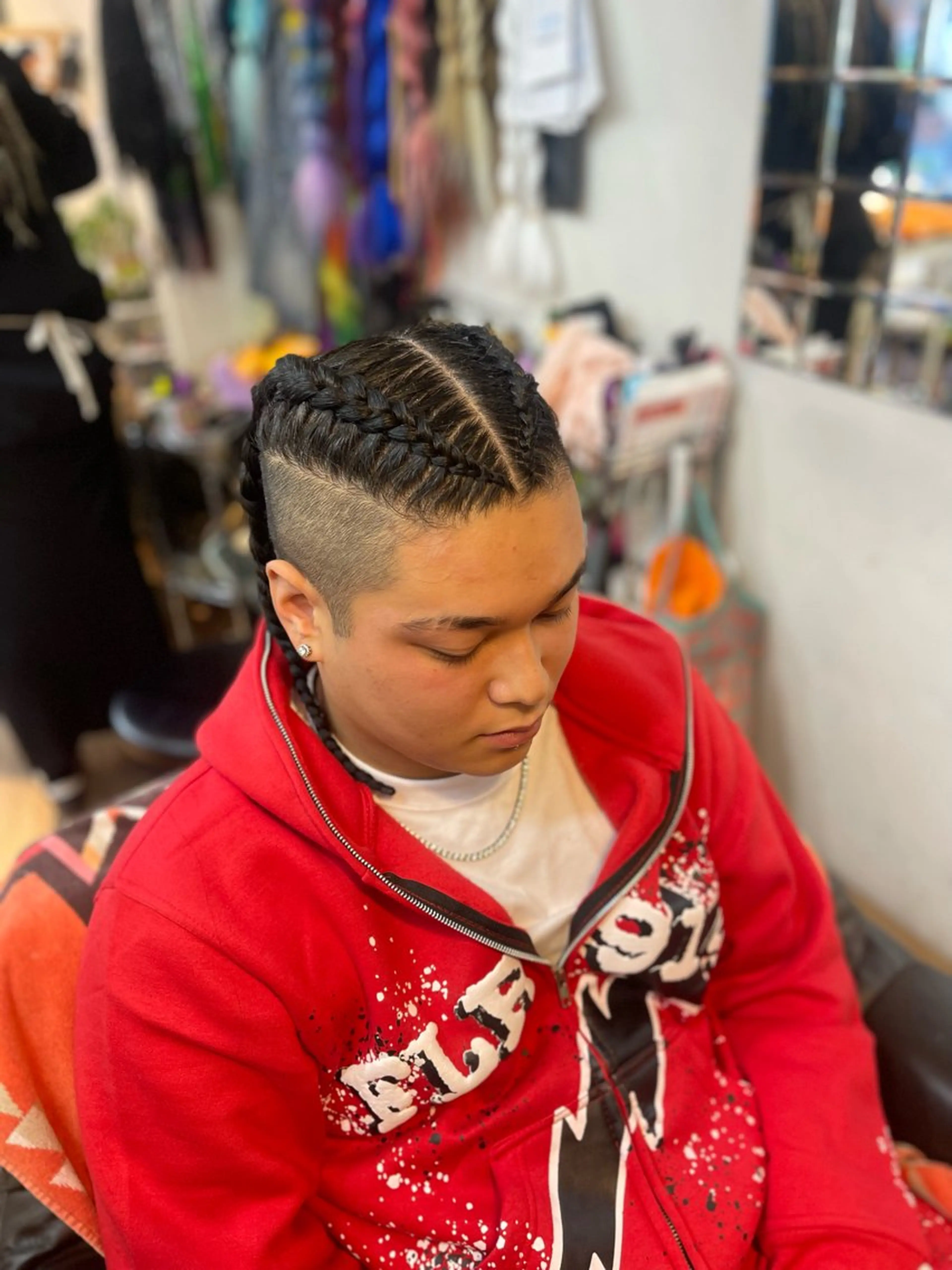 ヘアアレンジ メンズ ヘアセット scamp所属・scamp⭐️ さくらのヘアスタイル