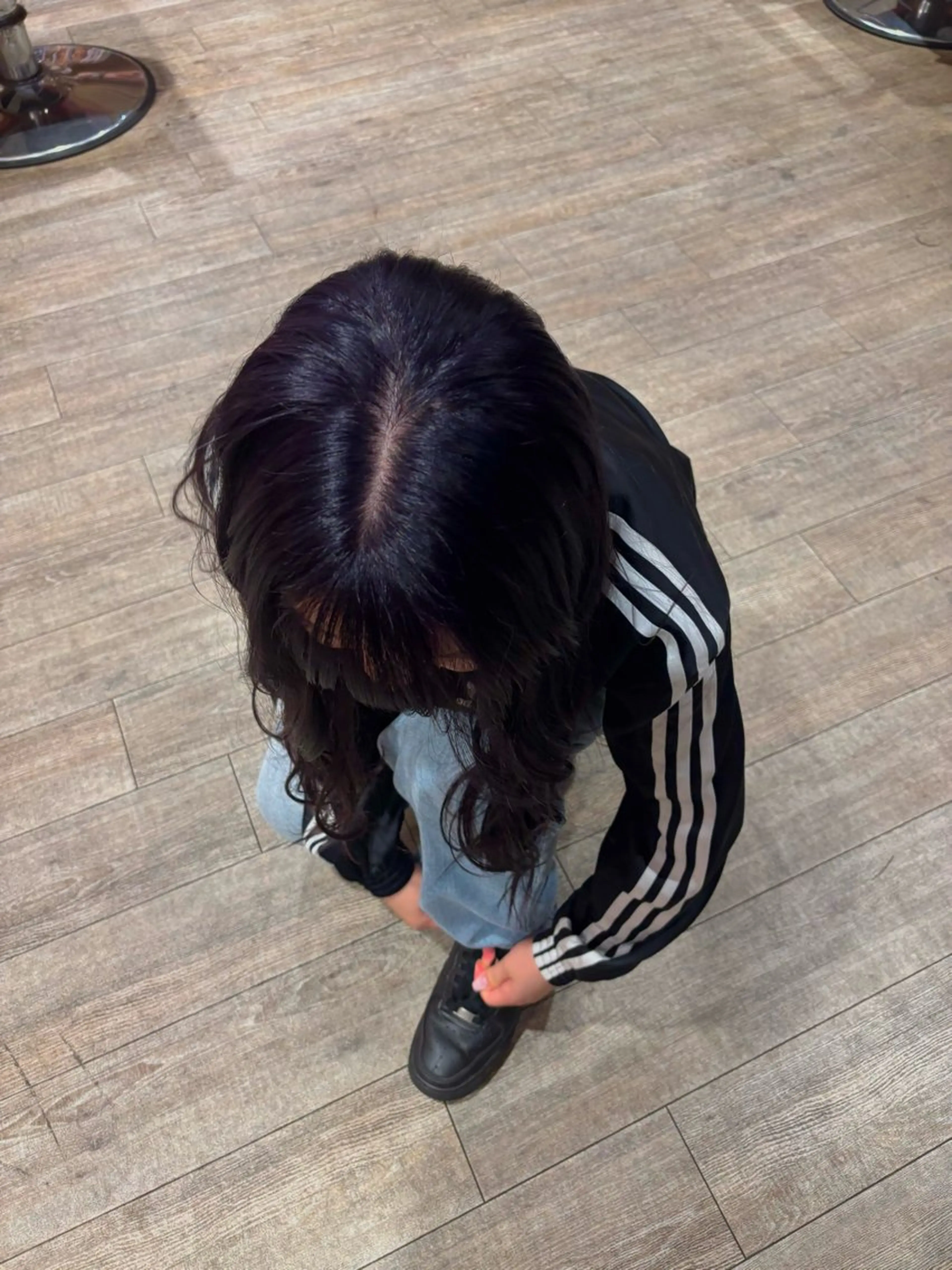 ロング ヘアカラー 河田 綺香のヘアスタイル