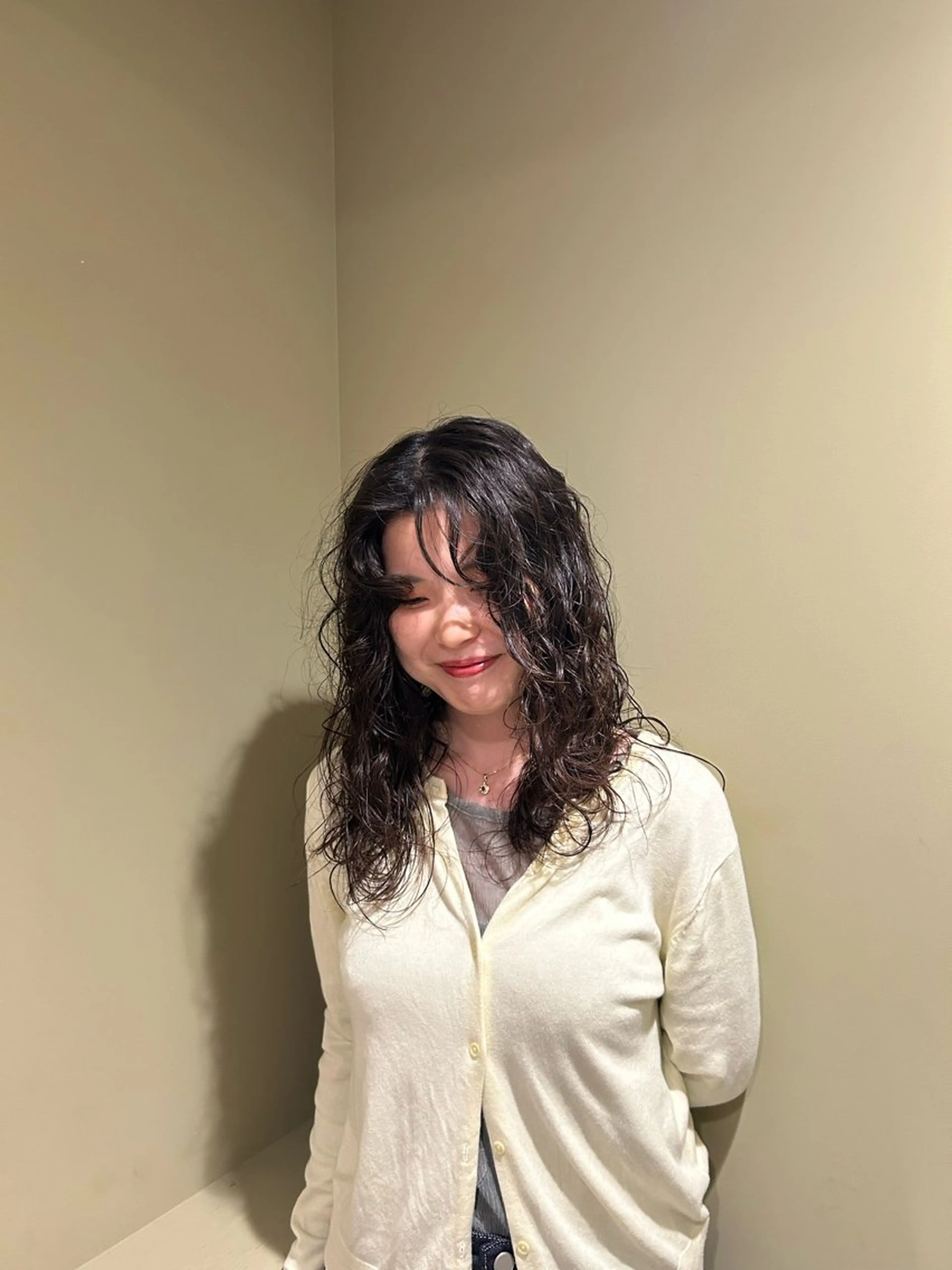 ロング パーマ カット パーマ 🌷下野 莉果/ボブ /パーマ/メンズ🌷のヘアスタイル