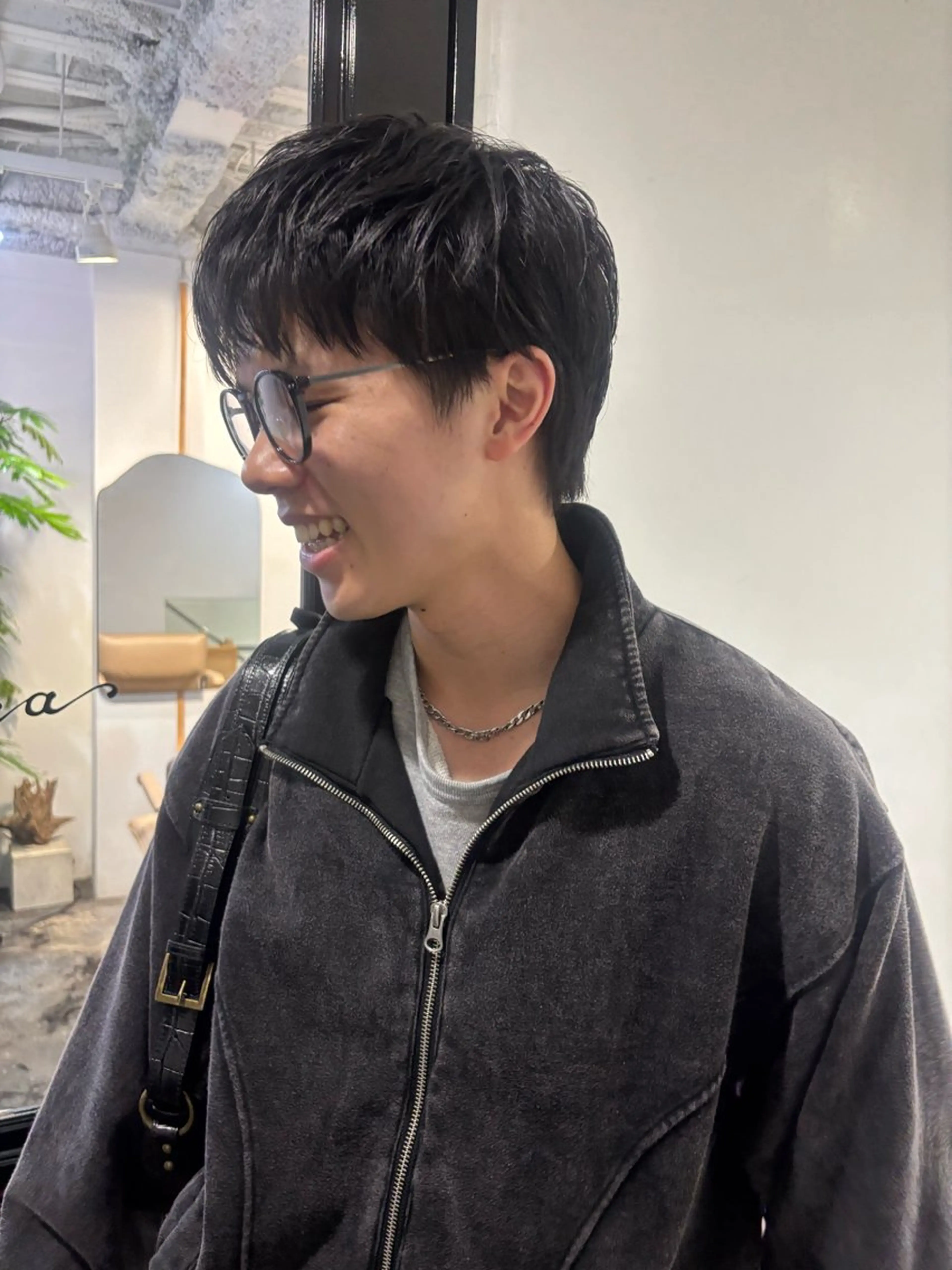 メンズ Hana/ハイトーン /レイヤーカットのヘアスタイル