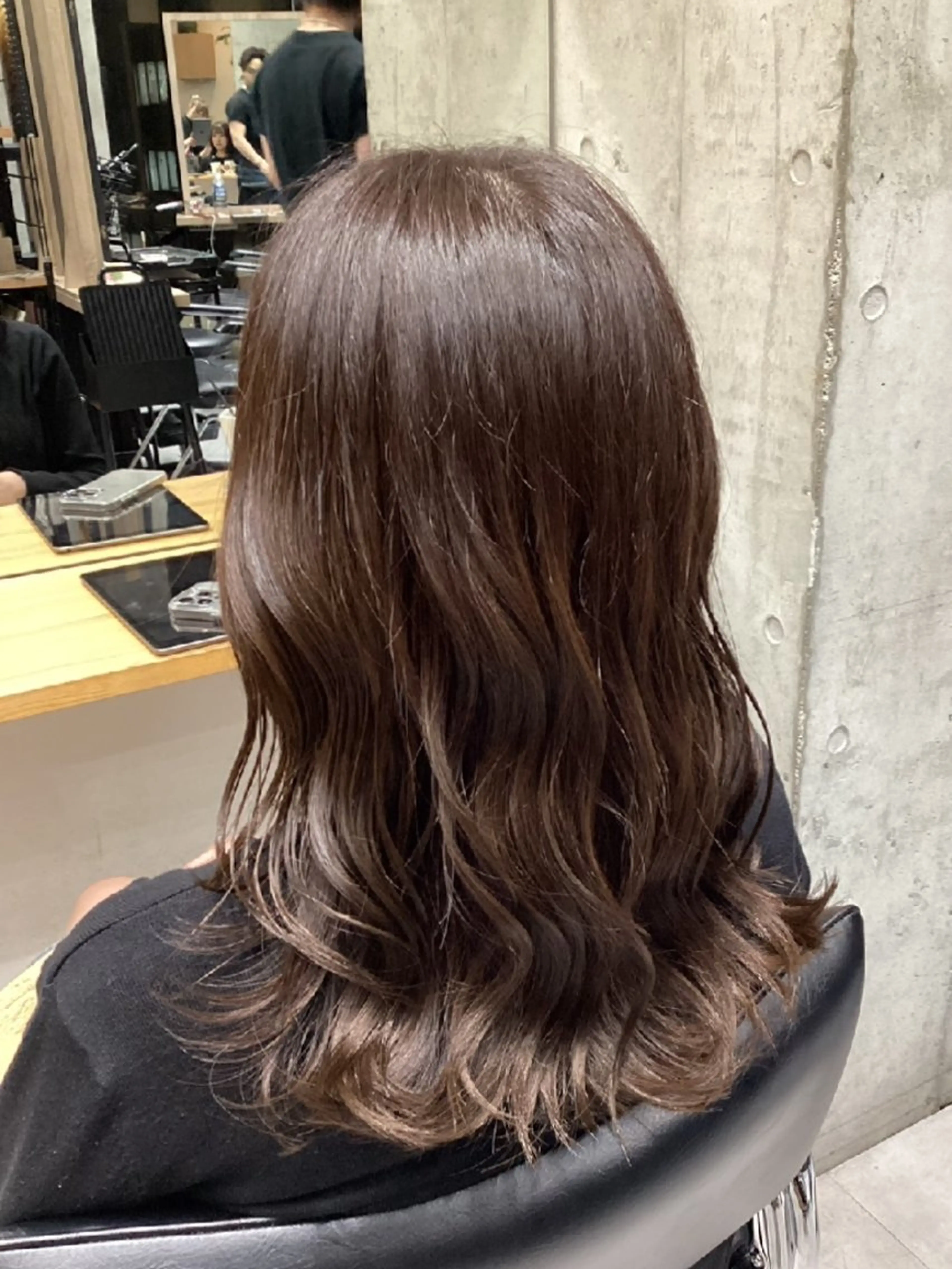 セミロング カラー カット ヘアカラー トリートメント ヘアアレンジ/透明感 カラー/AKARIのヘアスタイル