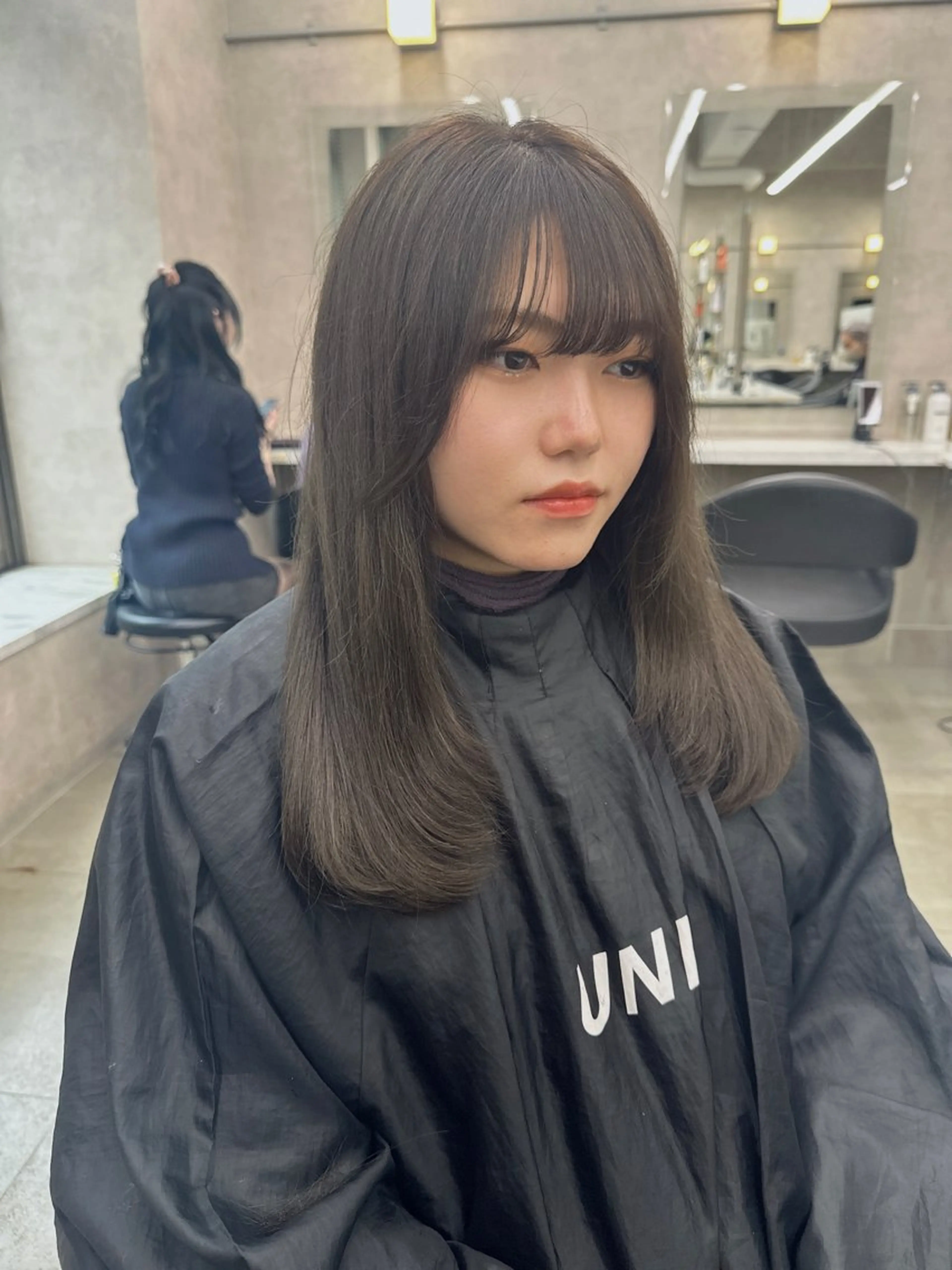 ロング カラー レイヤーカット ヘアカラー 🪞ハイトーン🪞 🤍waka🤍のヘアスタイル