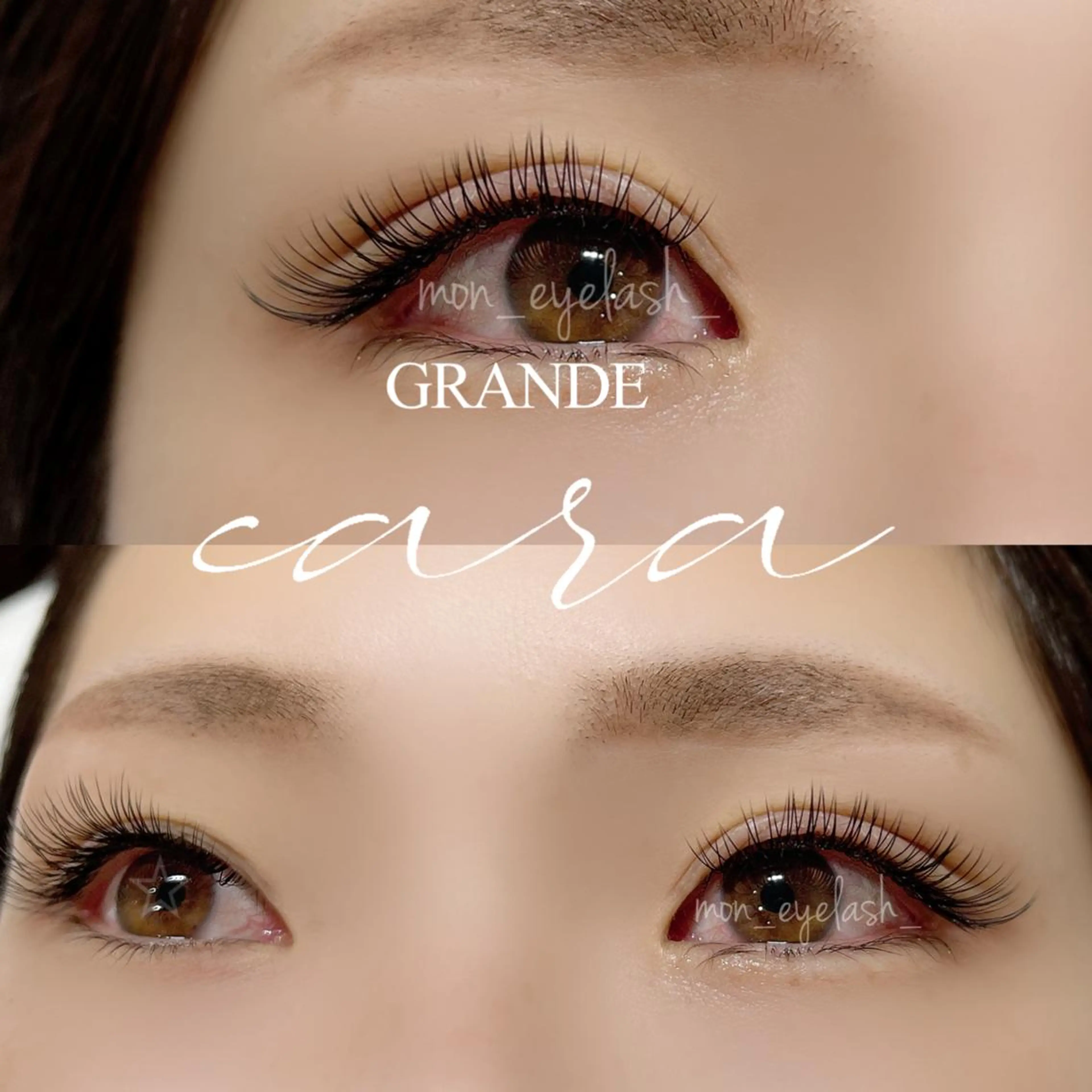 マツエク・マツパ アイブロウ バインドロック マツエク GRANDEcara 栄　Miki🍀のマツエク・マツパデザイン