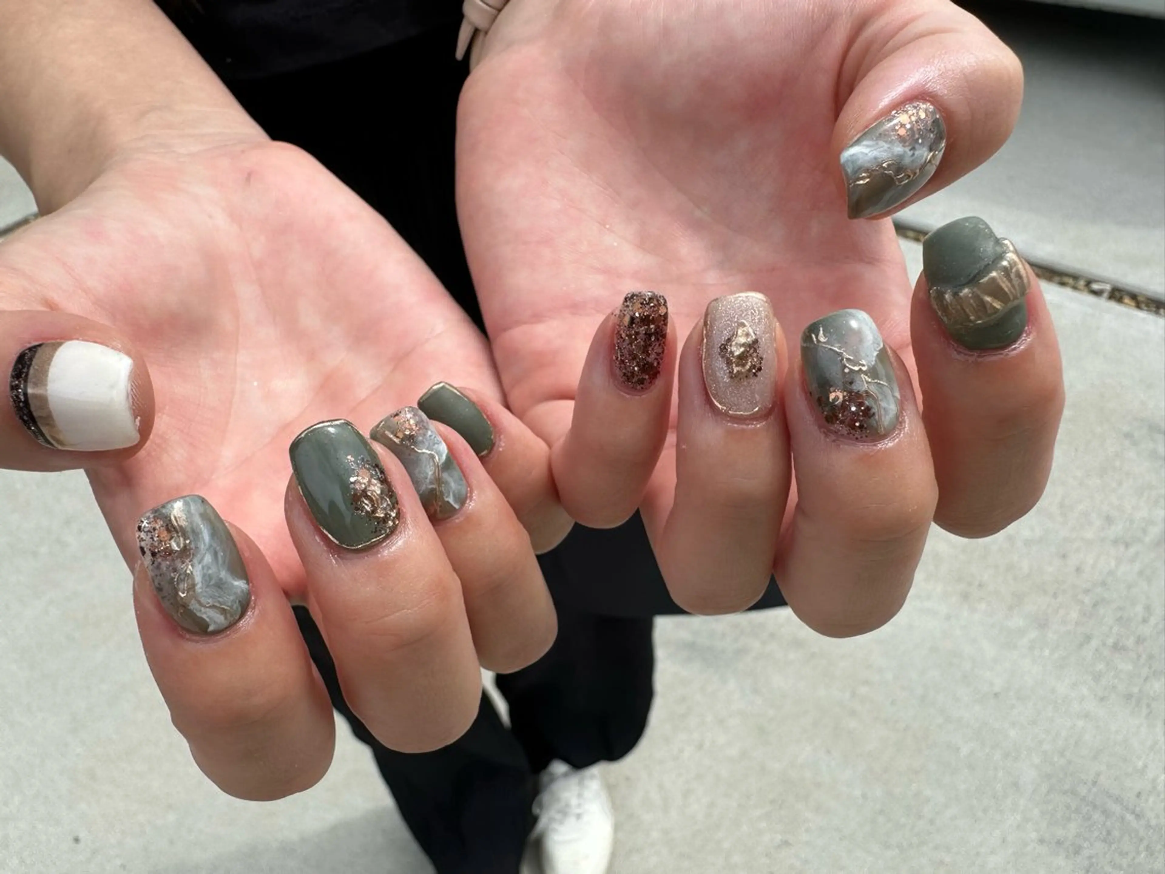 ネイル 大理石ネイル(マーブル) nailroom Anmie.のネイルデザイン