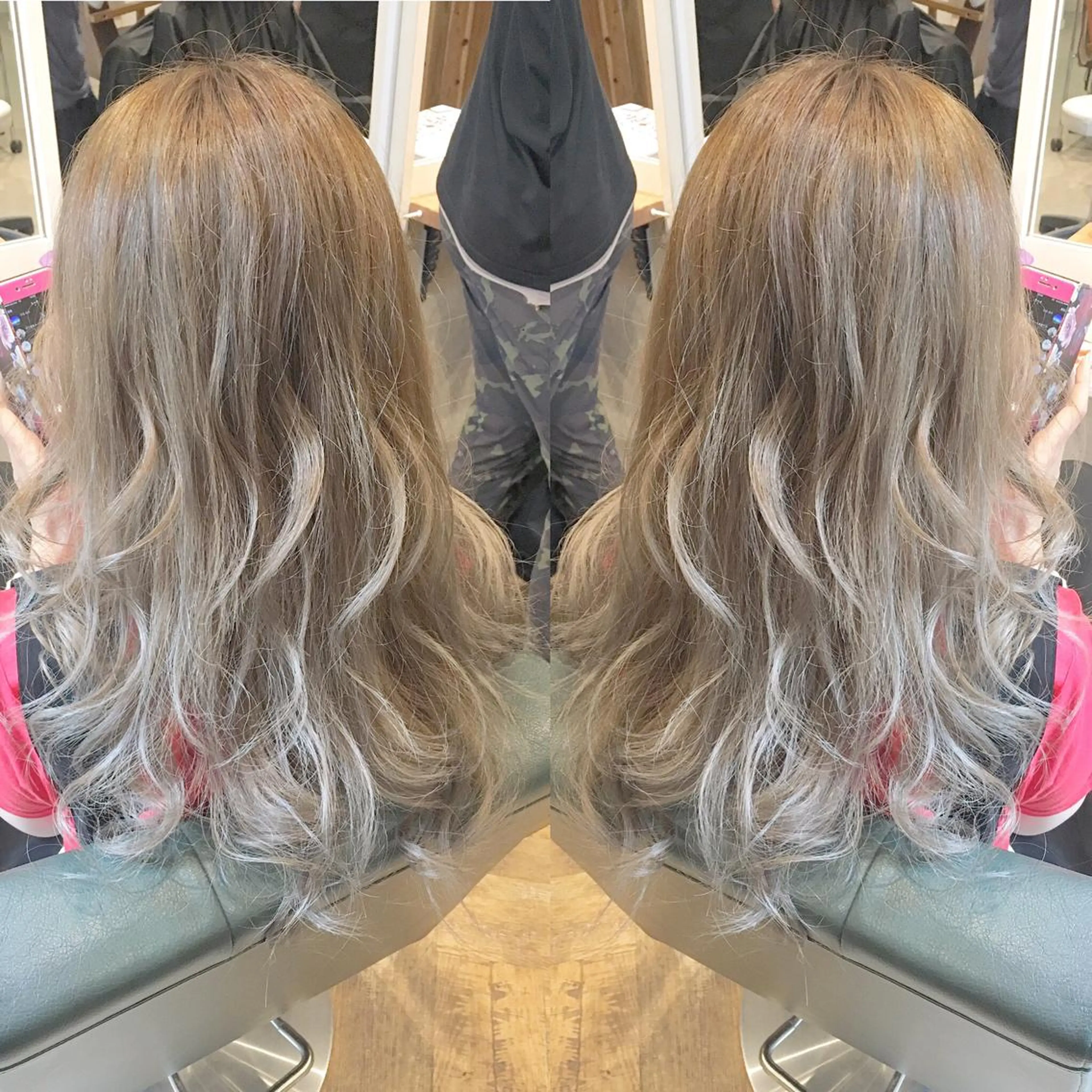 ロング カット ヘアカラー トリートメント SPUL hair design所属・中富 🍪みなのヘアスタイル