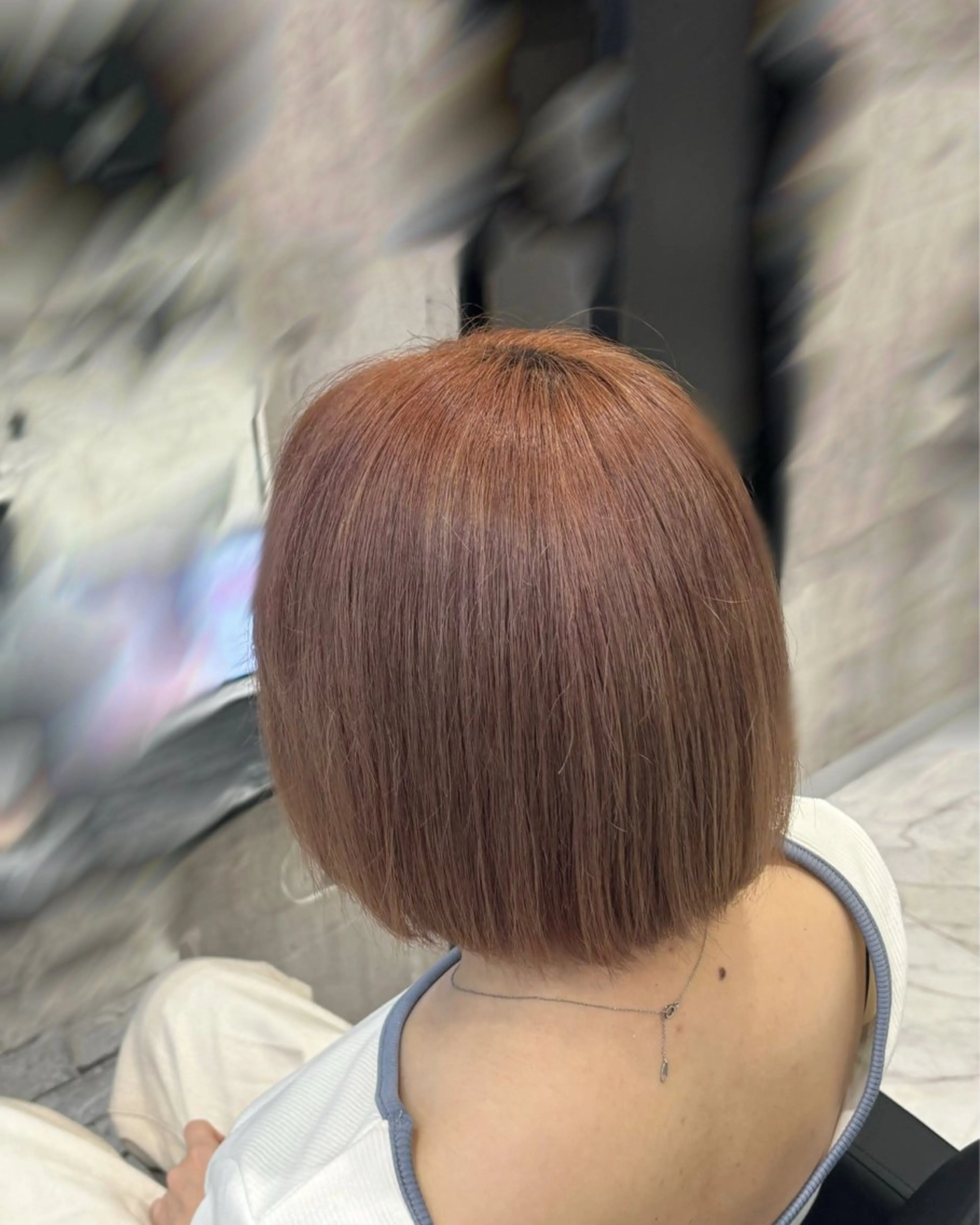 カラー 🎀ᩚ透明感カラー| ベージュカラー🧸のヘアスタイル