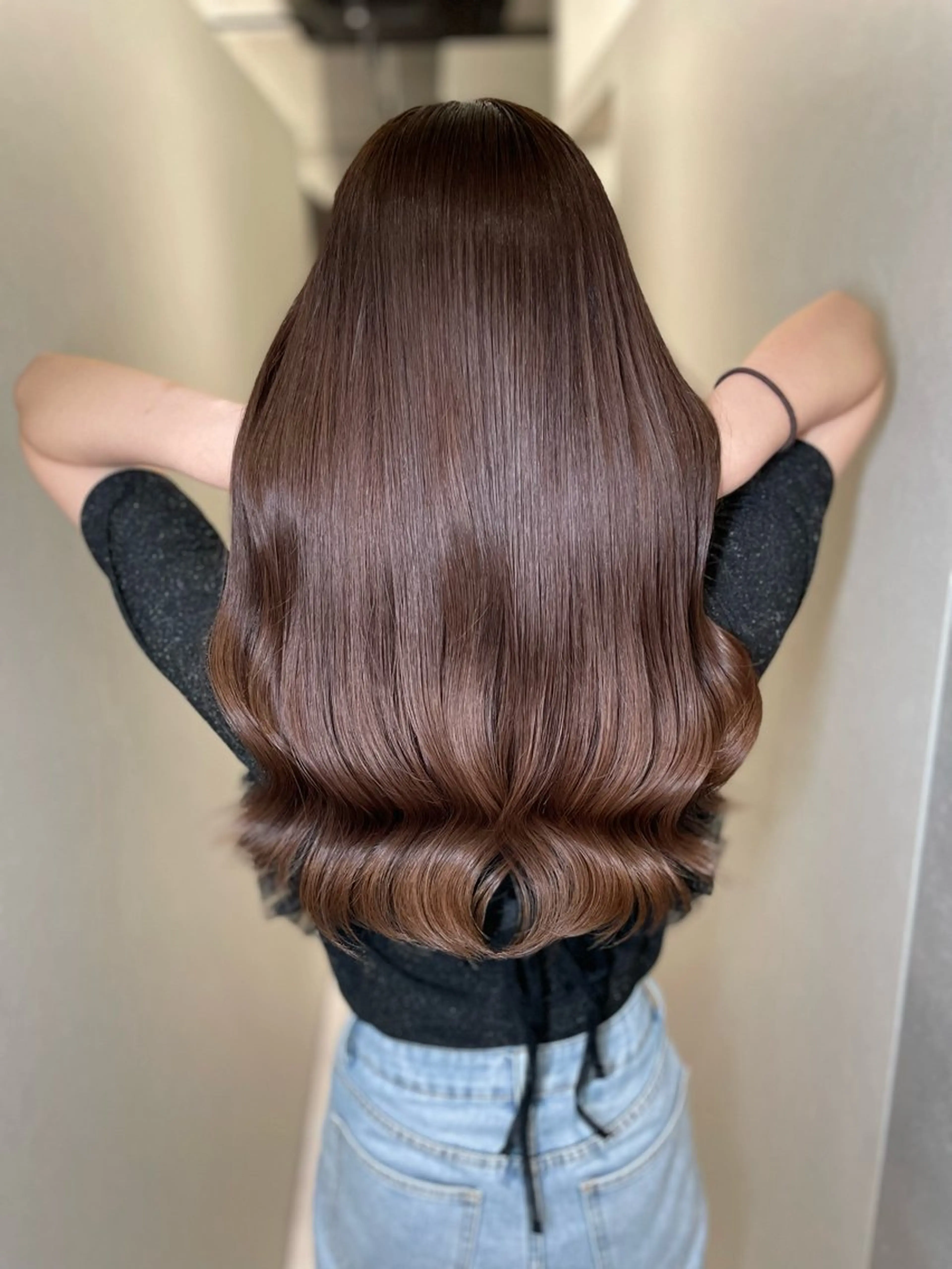 ロング カラー くせ毛 髪質改善 BOOTH share saron所属・今井 勝也のヘアスタイル