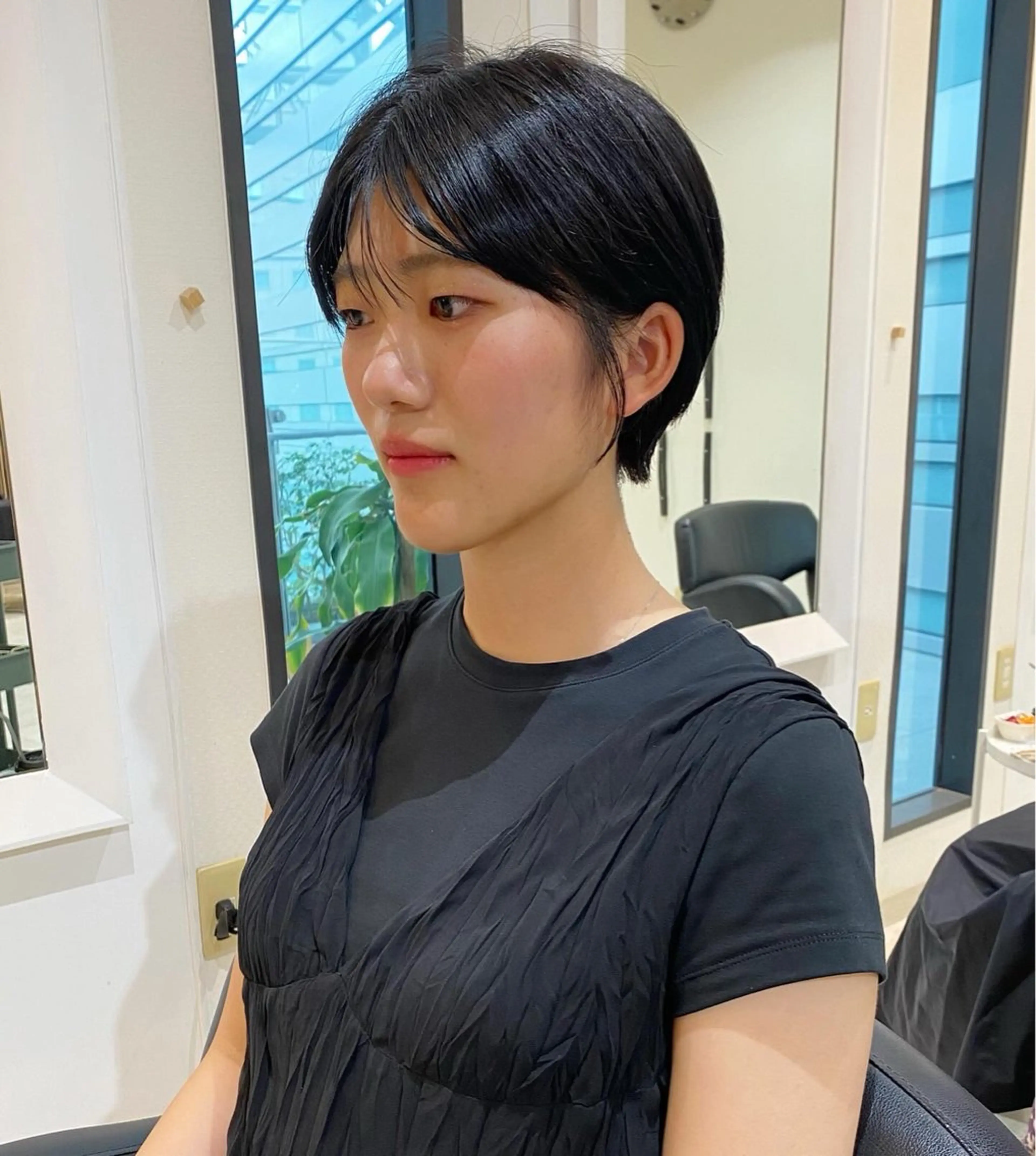 ショート カラー 似合わせカット ショートヘア カット トリートメント mai / linoah˚✧のヘアスタイル